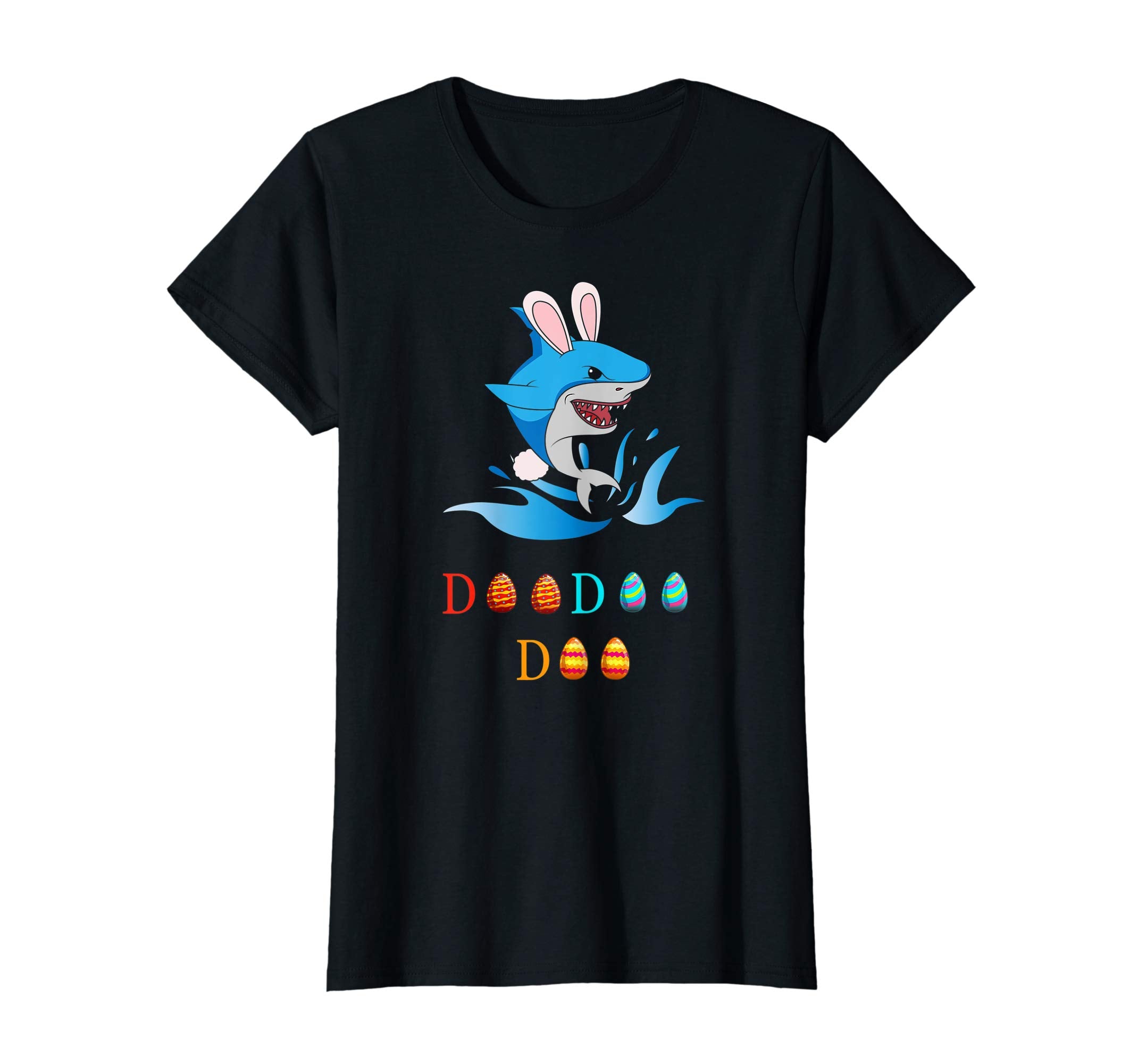 Easter Shark doo doo Bunny Ears Gift Shirt Eggs Basket Doo