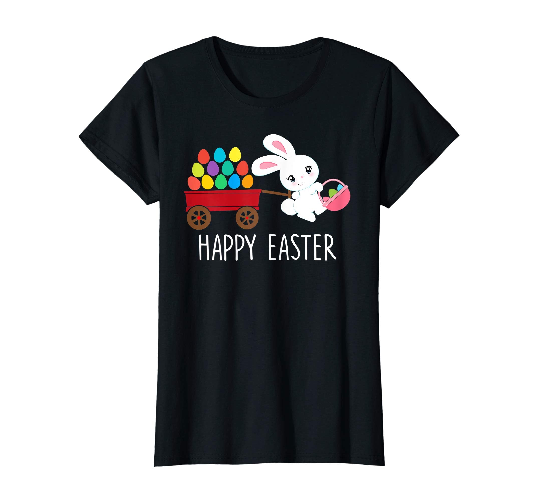 HAPPY EASTER Bunny Egg Hunt Shirt Girl Kid Toddler Gift