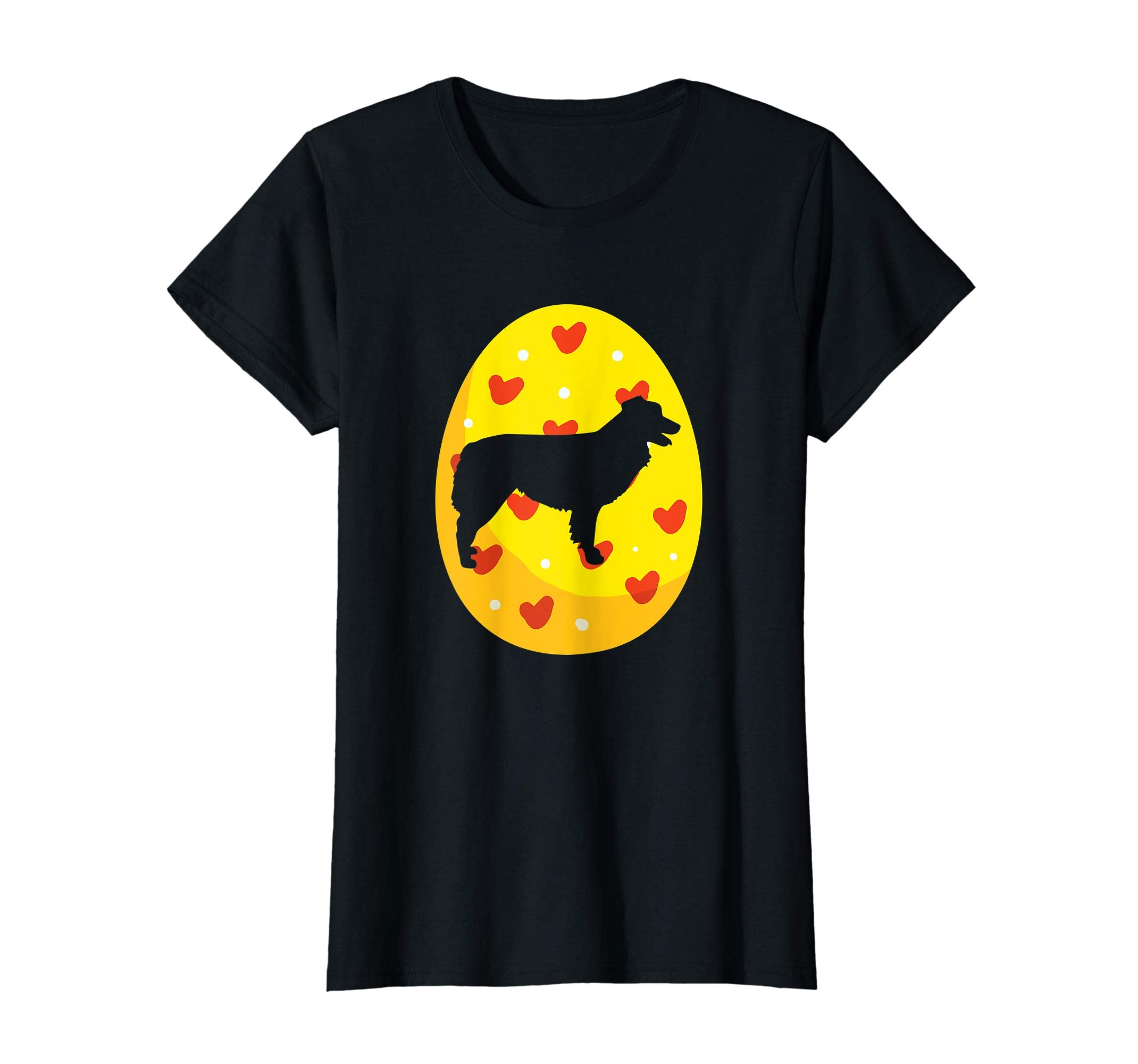 Australian Shepherd Easter Bunny Egg T-Shirt Dog Easter Gift