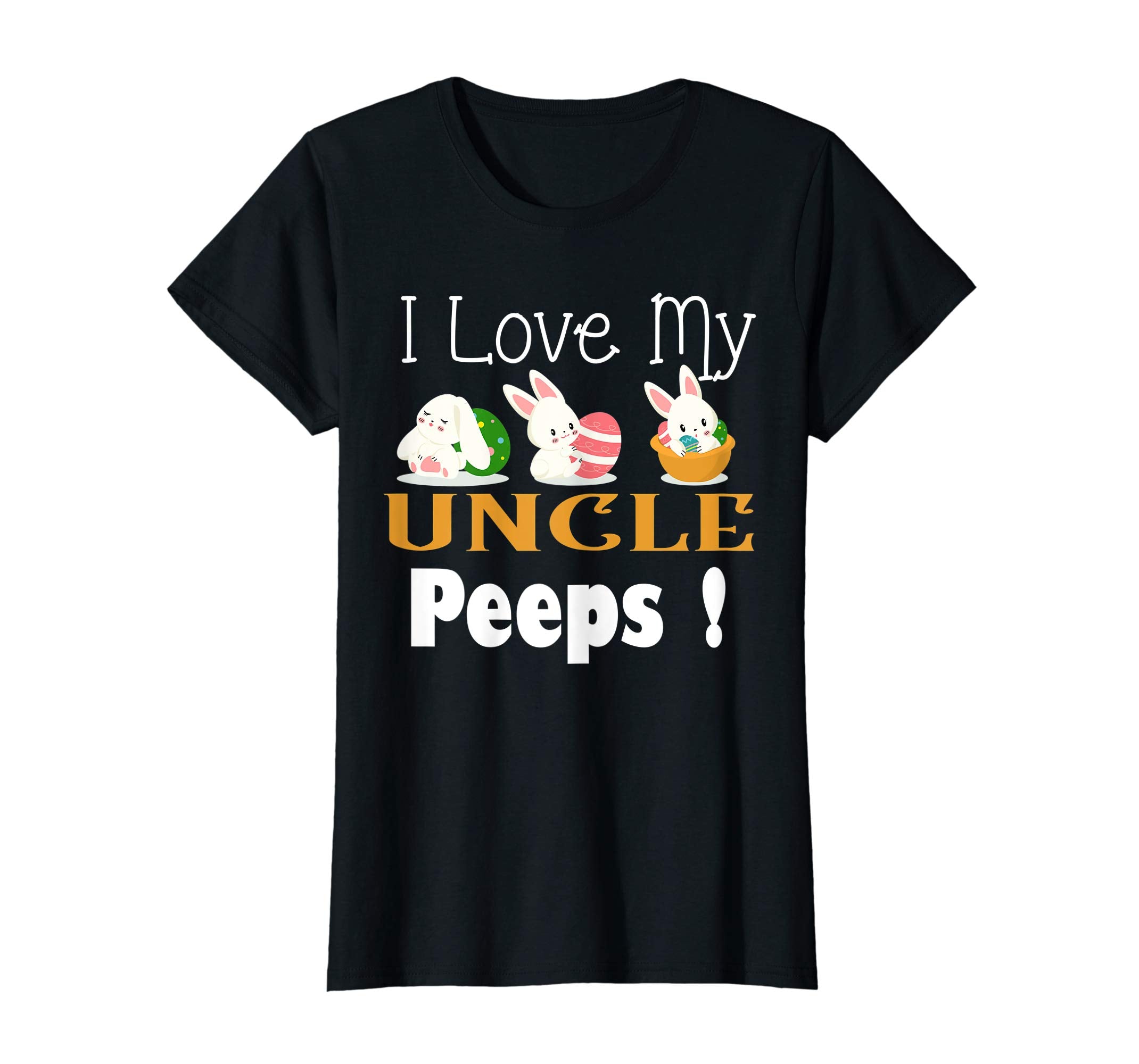 I Love My UNCLE Peeps With Cute Bunnies TShirt Easter