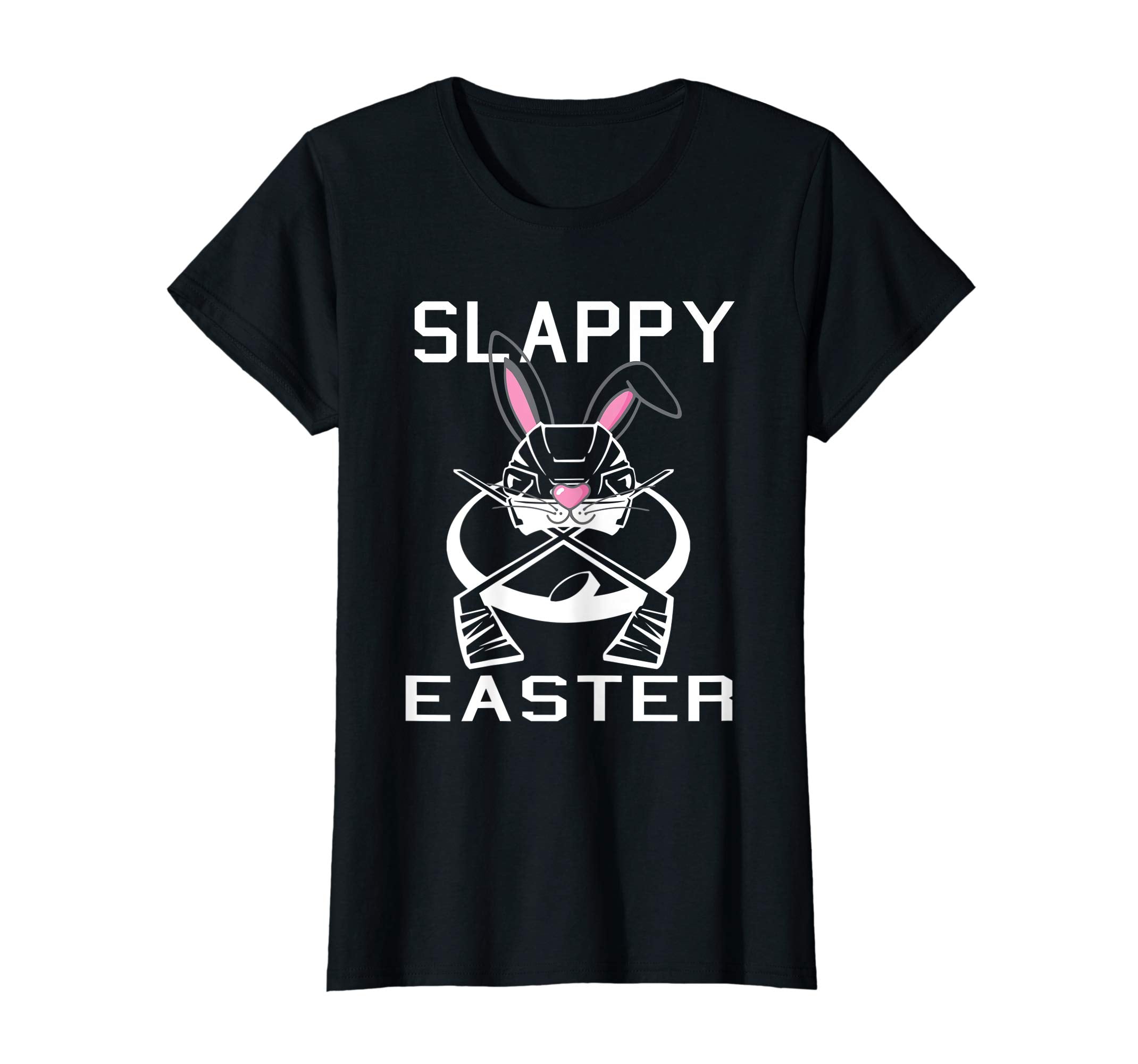 Easter Hockey Gift Bunny Goalie Mask T-Shirt Family Group