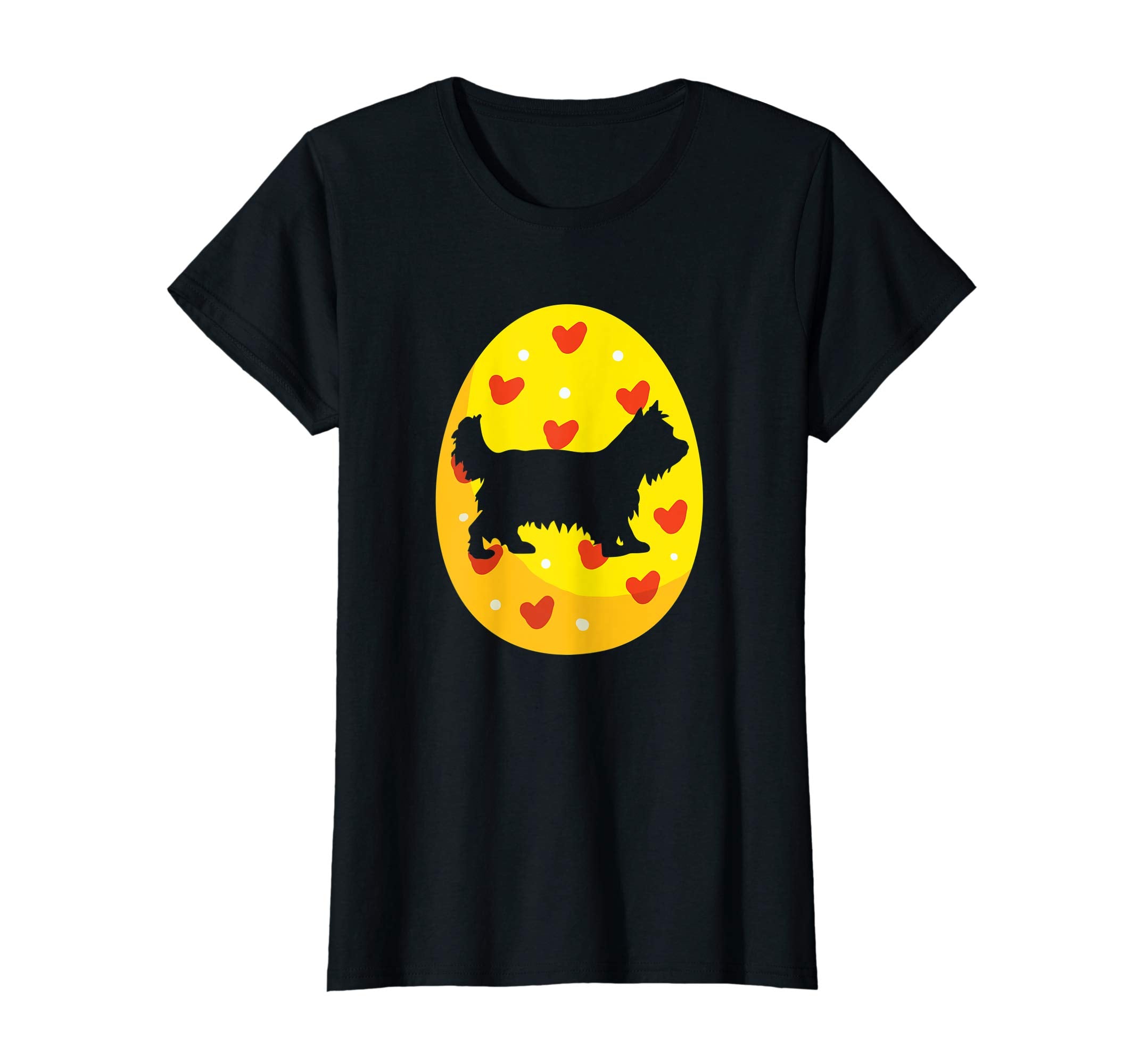 Yorkshire Terrier Easter Bunny Egg T-Shirt Dog Easter Gift
