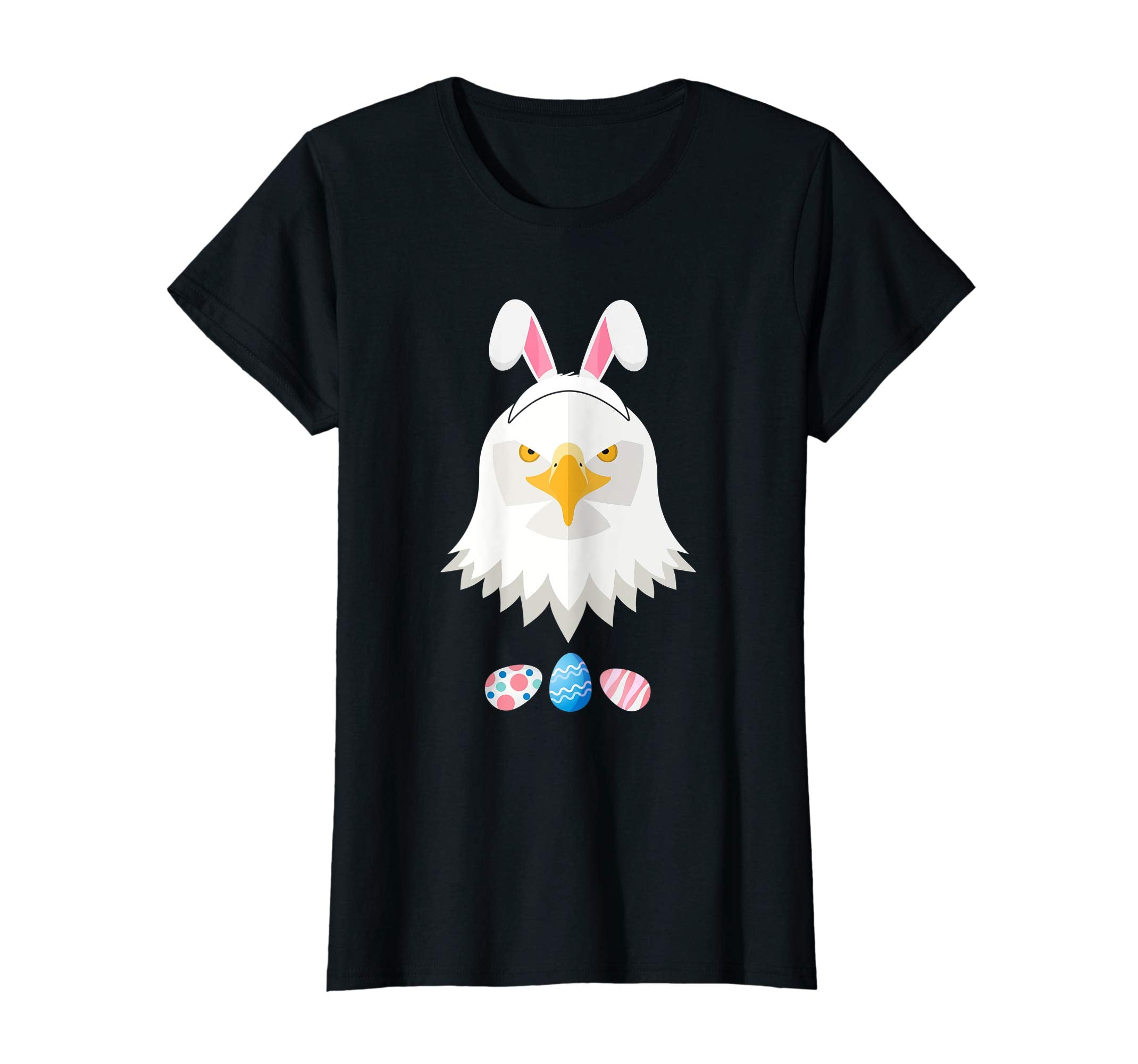 Funny Easter Eagle With Bunny Ears And Eggs T Shirt