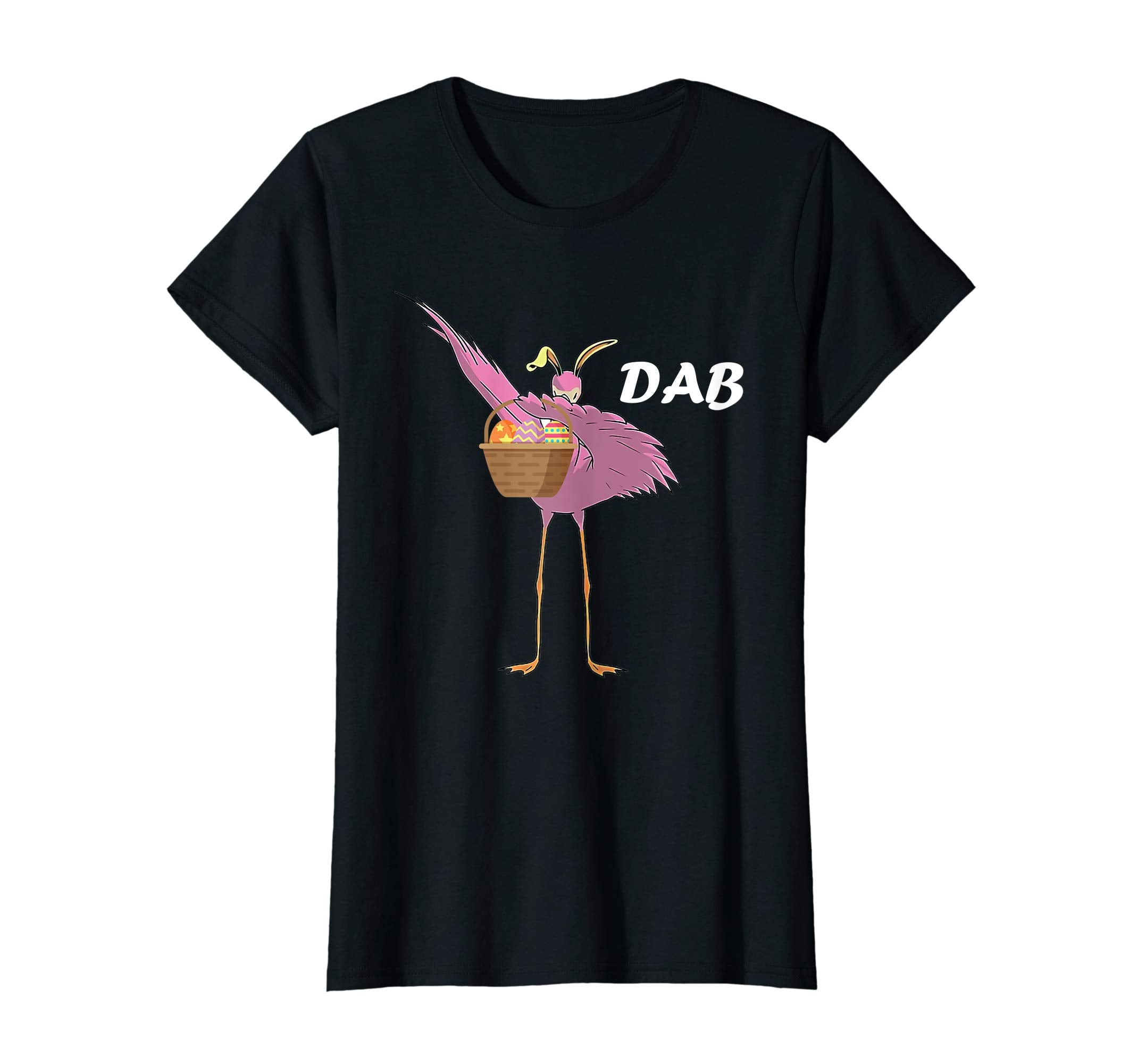 Flamingo dabbing easter egg shirt