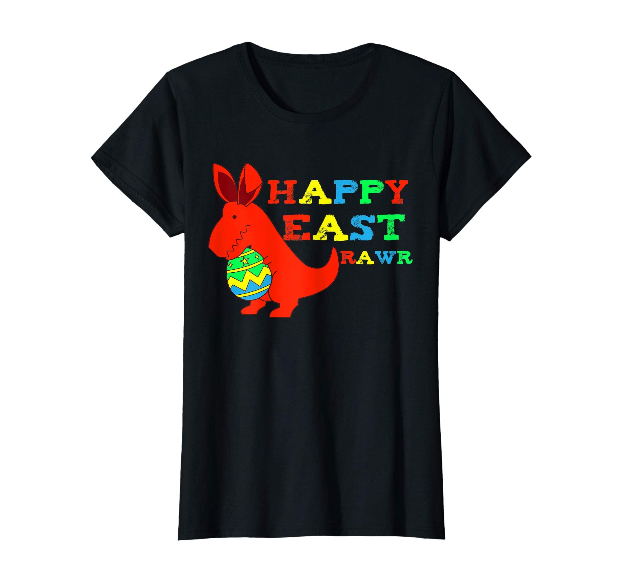 Happy Eastrawr T Rex Dinosaur Easter Bunny Egg Shirt
