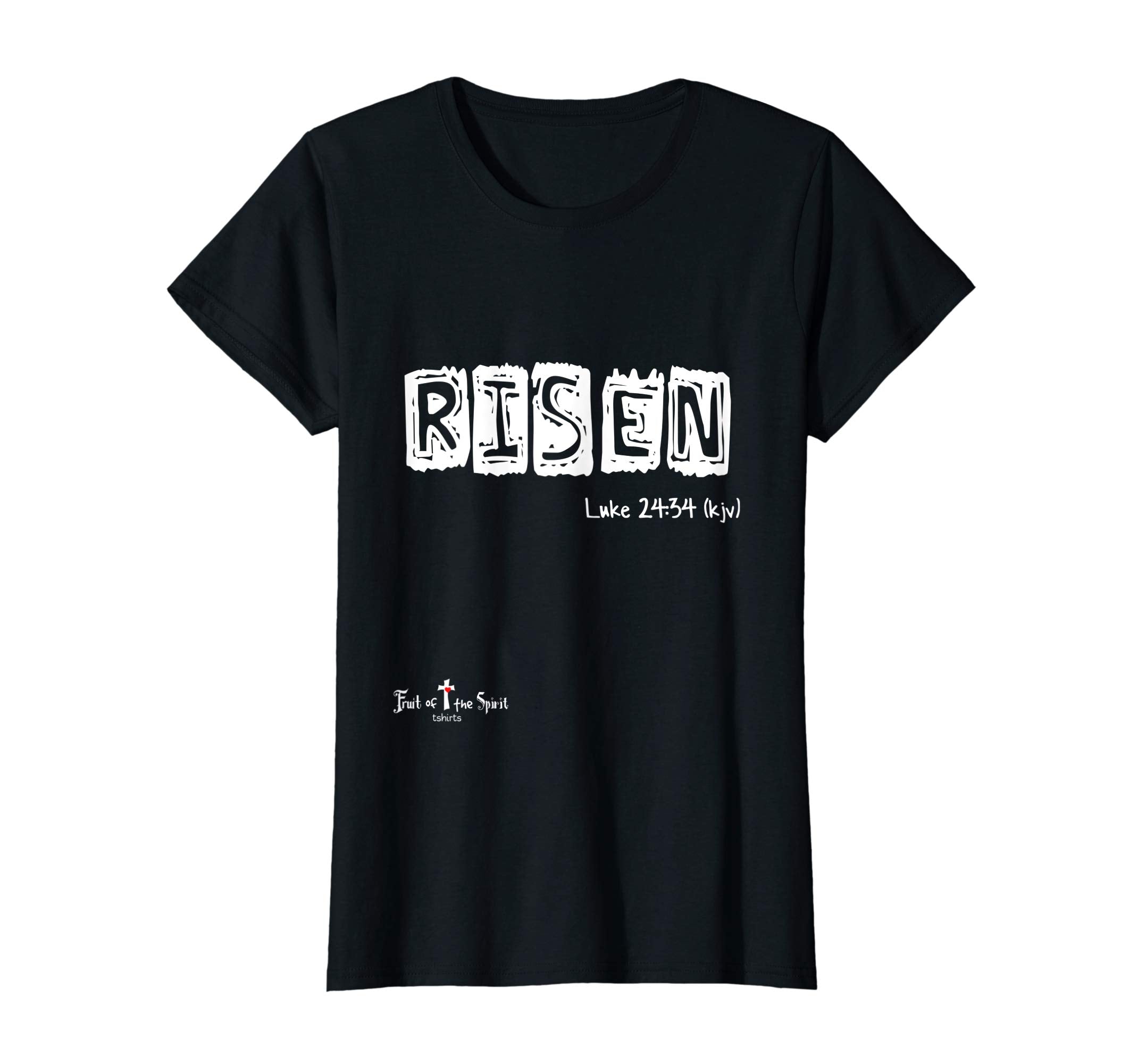 Risen Luke 24:34 Christian tshirt #Easter wl