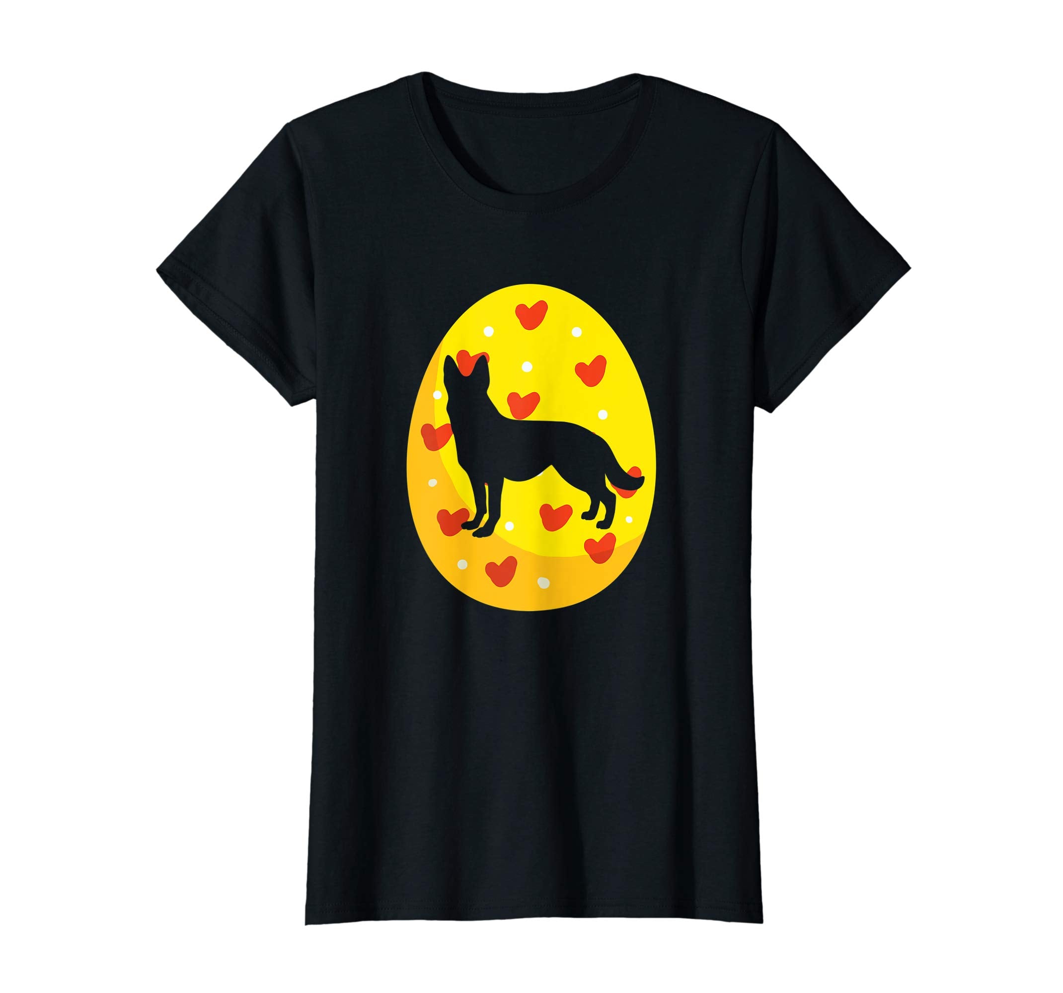 German Shepherd Easter Bunny Egg T-Shirt Gift