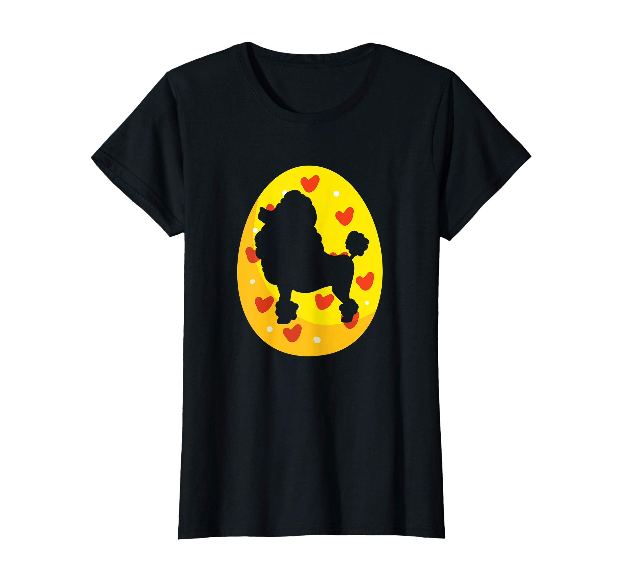 Poodle Easter Bunny Egg T-Shirt Dog Easter Gift