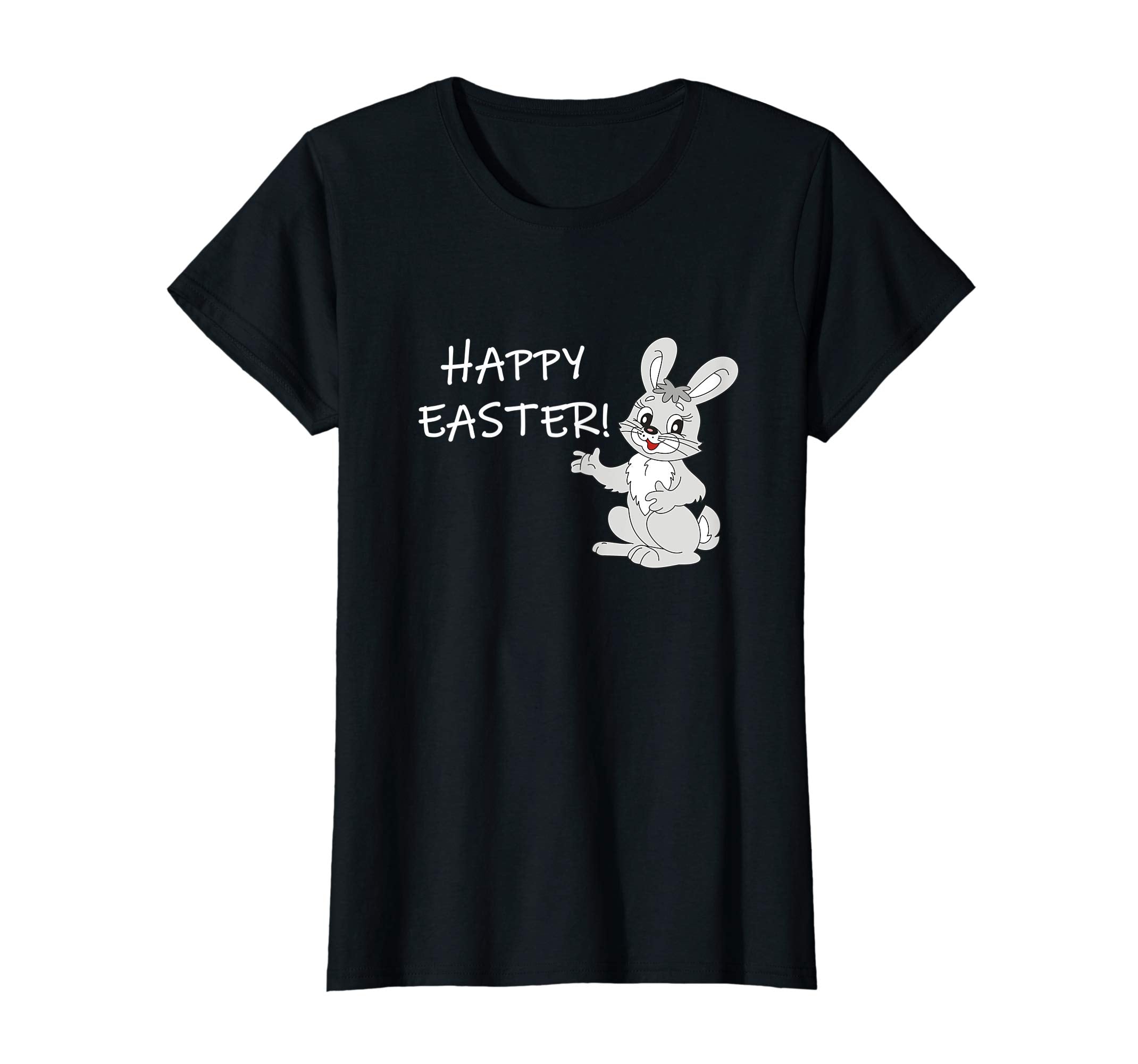 HAPPY EASTER Bunny rabbit t-shirt Kids Women Girls Gift