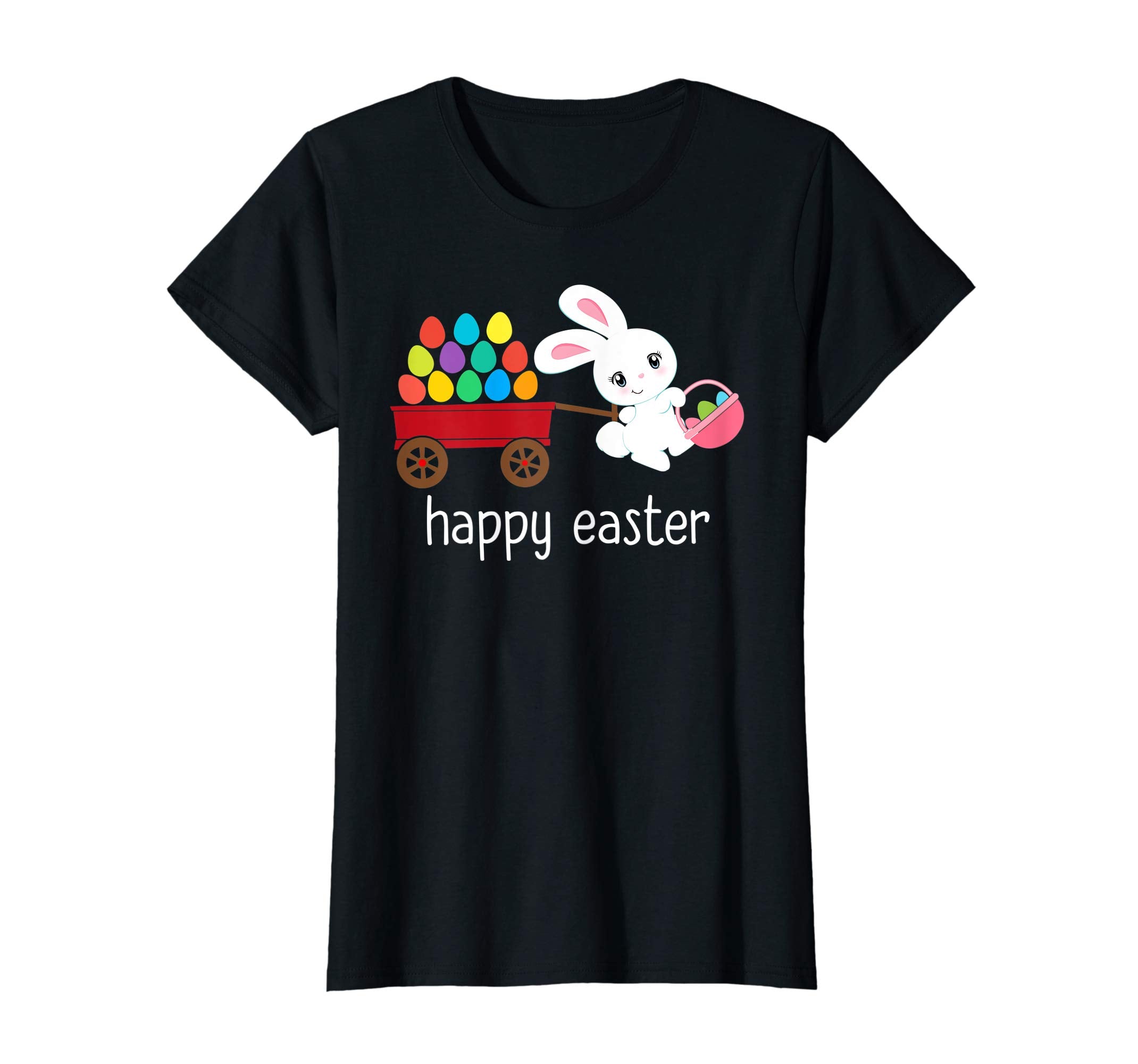 HAPPY EASTER Bunny Egg Hunt Shirt Girl Kid Toddler Gift