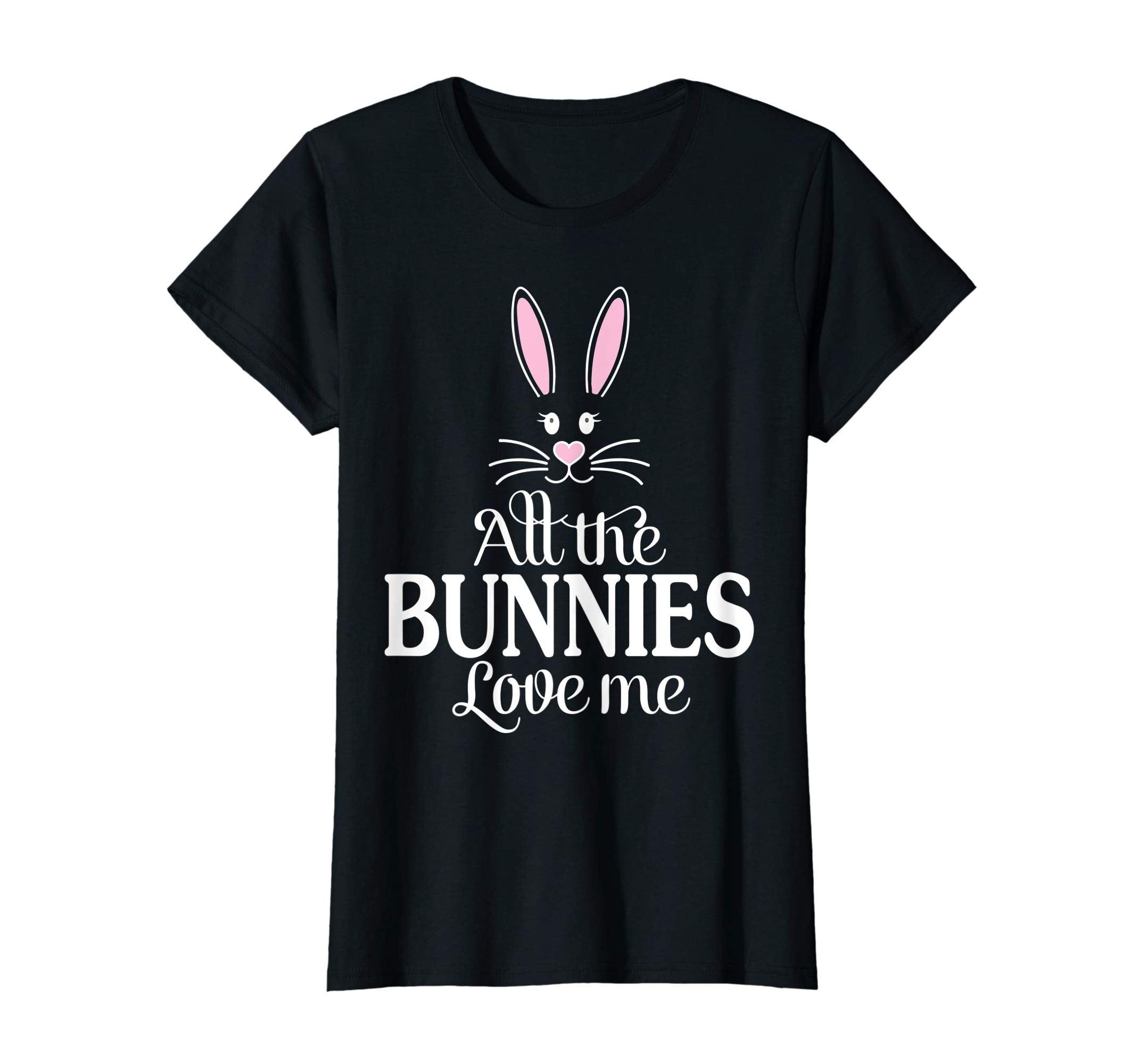 Reb Bunny Ear All The Bunnies Love Me Happy Easter Shirt