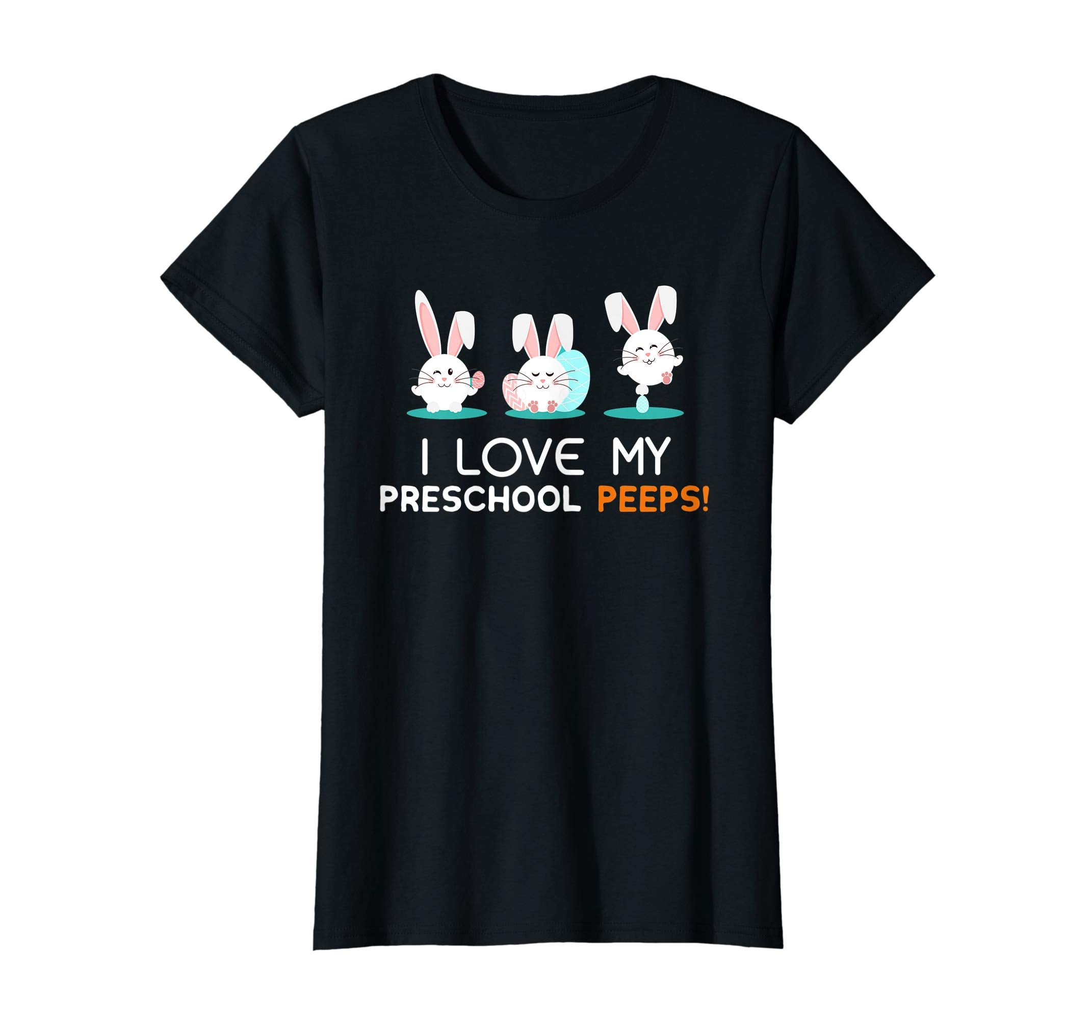 I Love My Preschool Peeps Bunnies Easter T Shirt For Teacher