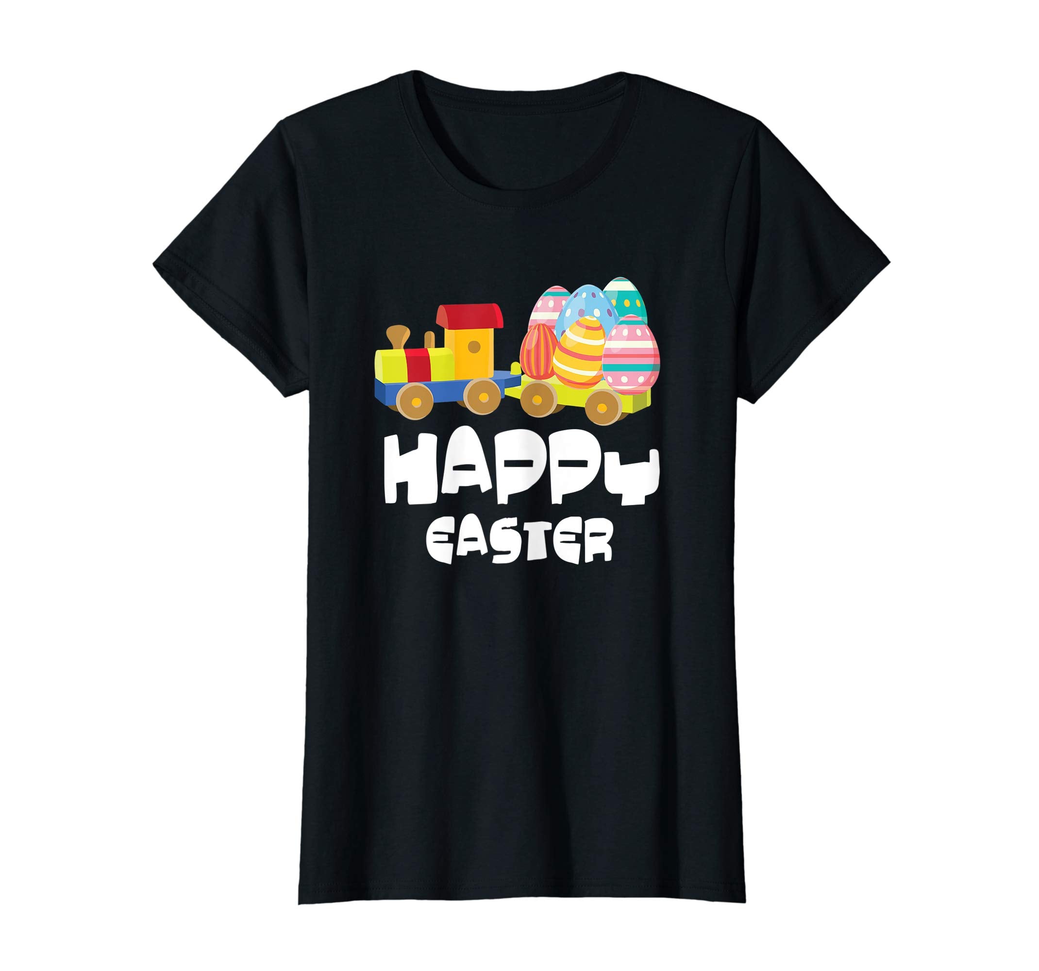 Easter Egg Hunt Kids Gift Happy Easter Train T-Shirt