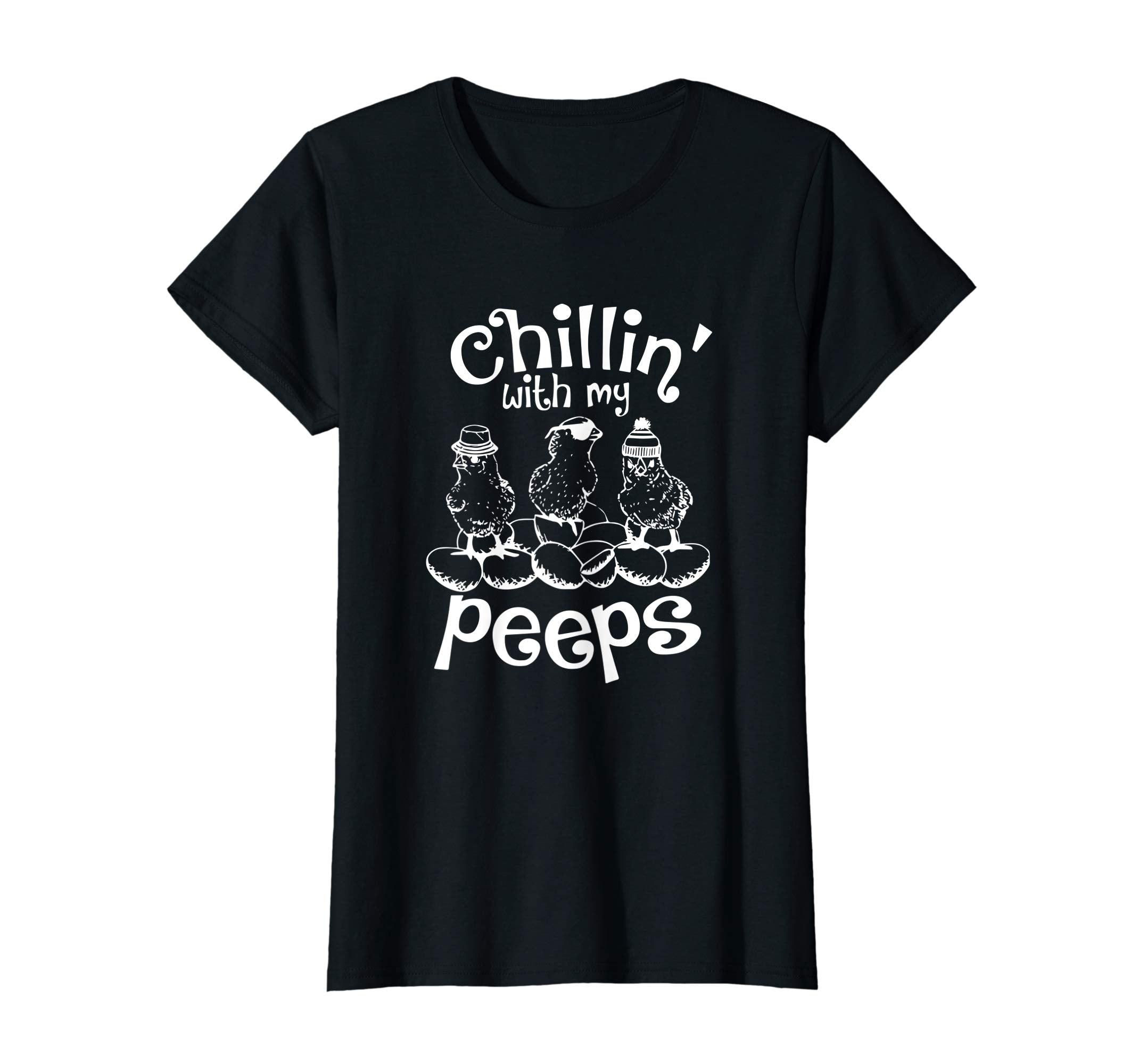 Chillin' With My Peeps Easter Shirt For Boys and Girls