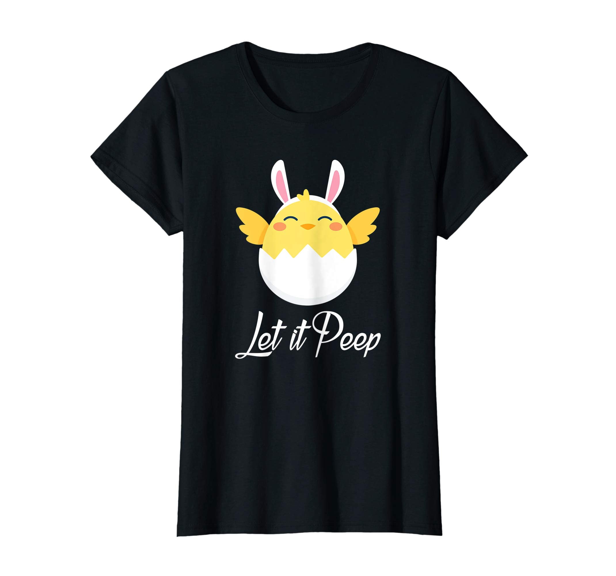 Funny Easter Shirt Let it Peep Cute Funny Chick T-shirt