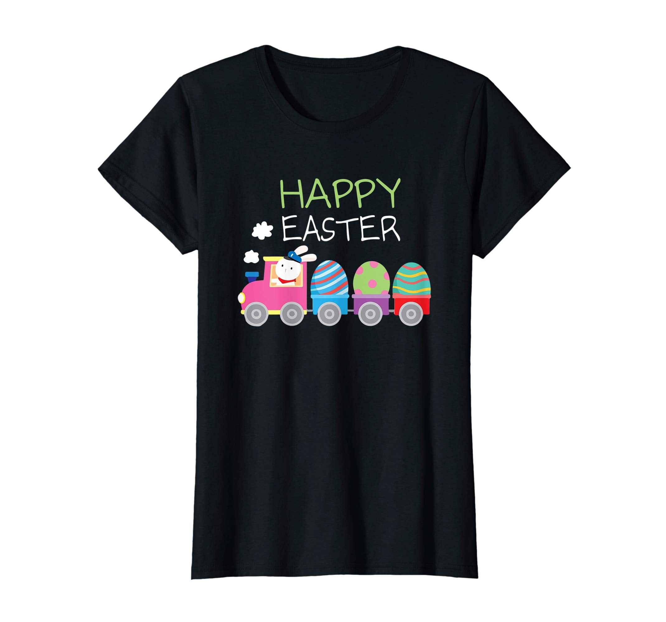 Easter Egg Hunt Kids Gift Happy Easter Train T Shirt