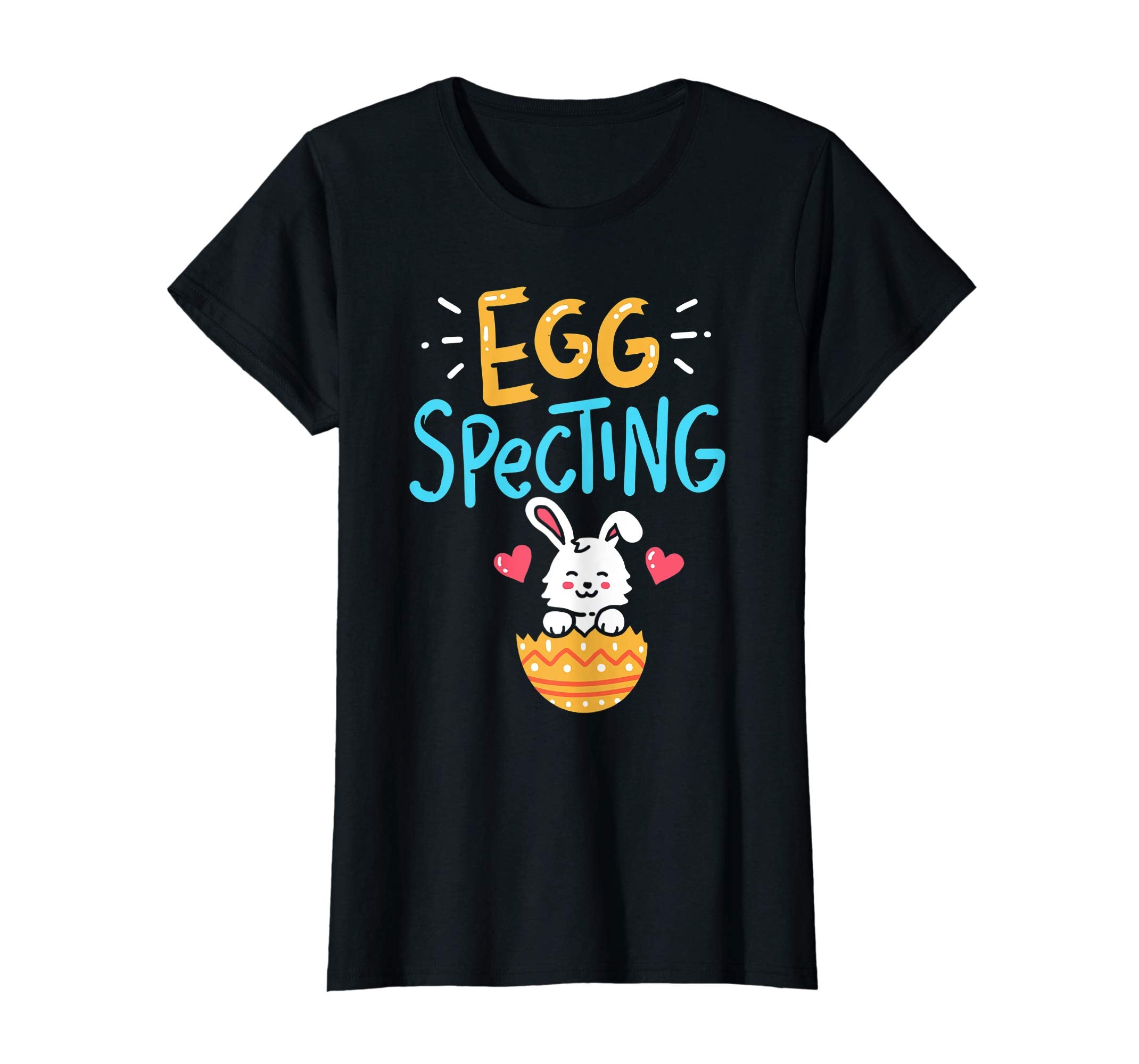 Easter Pregnancy Announcement T-Shirt Egg Specting Cute Tee