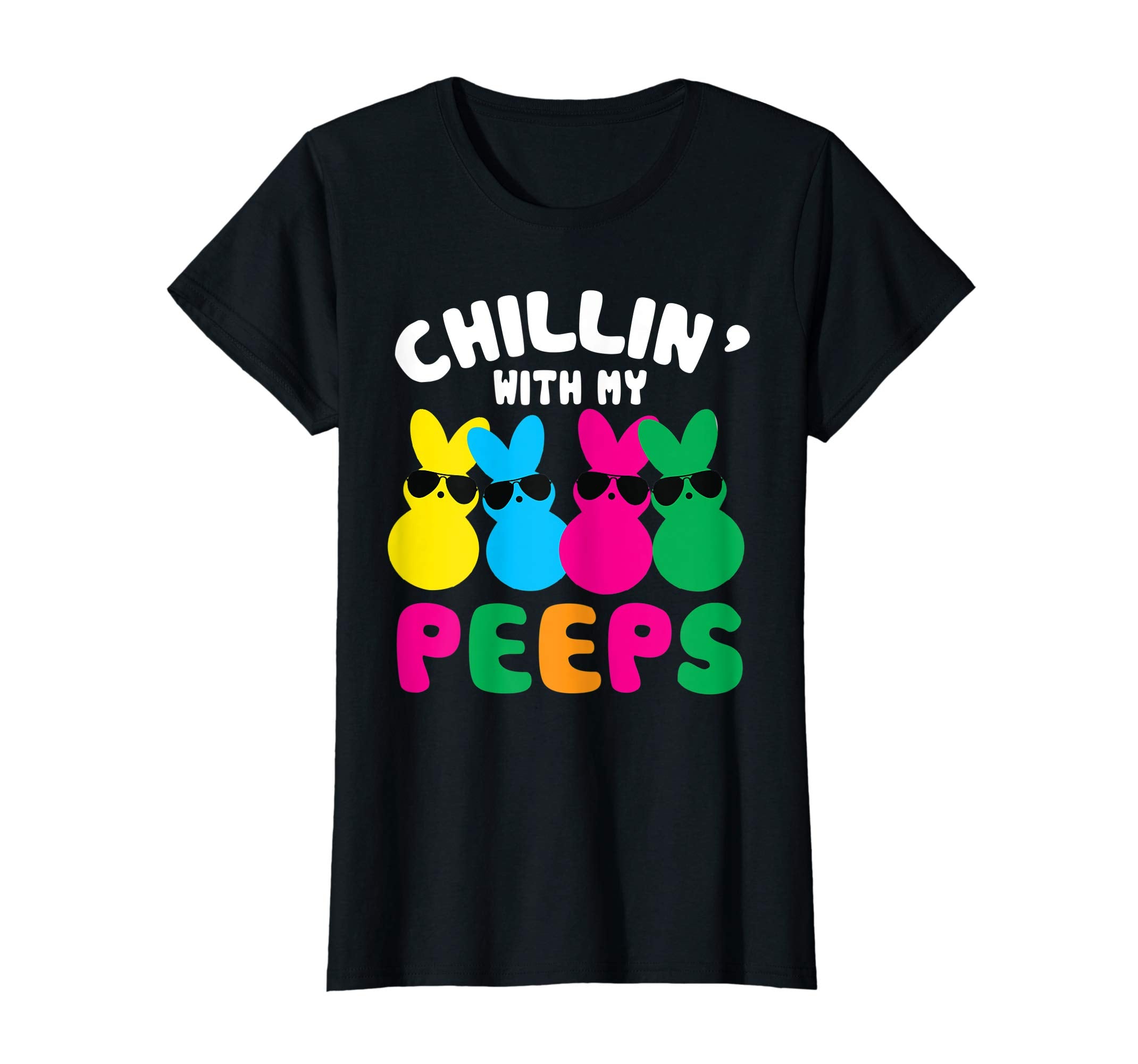 Chillin' With My Peeps Easter Bunny T-Shirts
