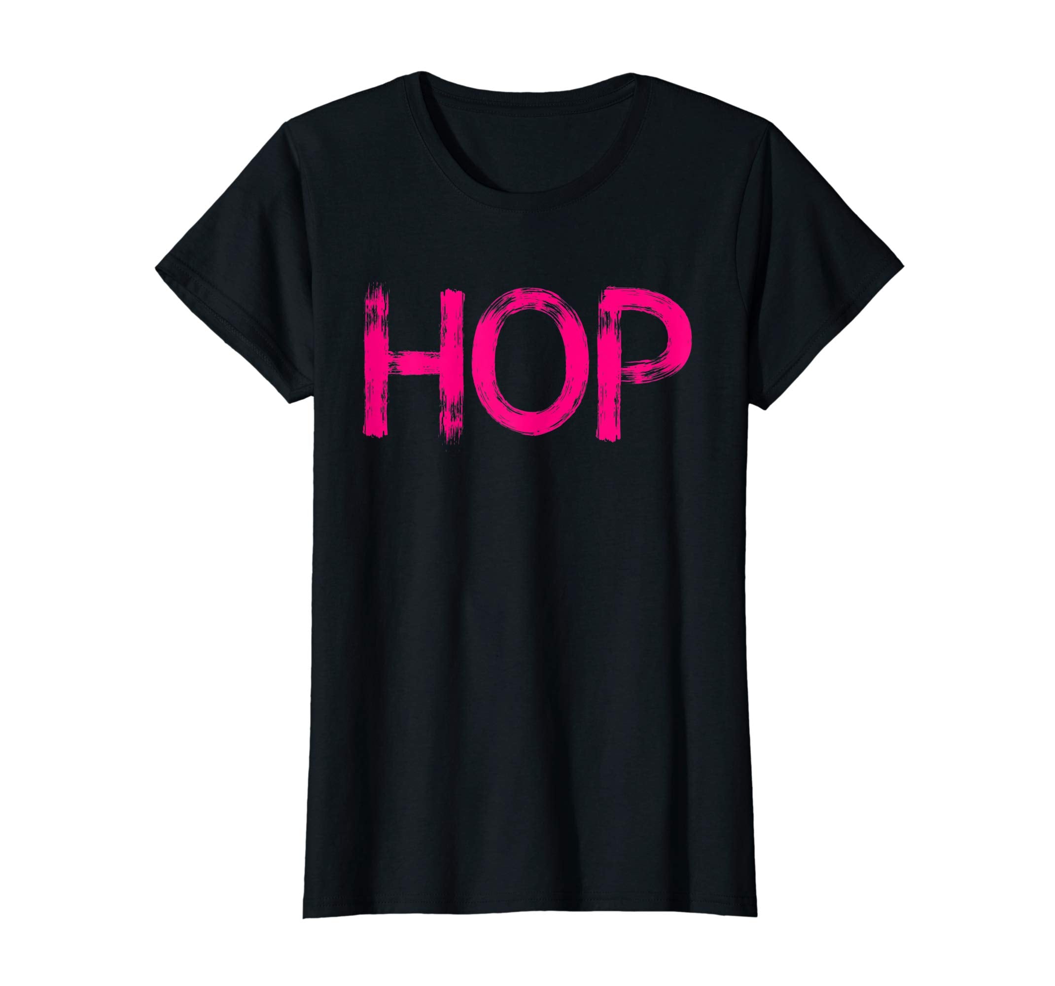 Hop T-shirt Easter Bunny Day Funny Pink Art Meme Tshirt