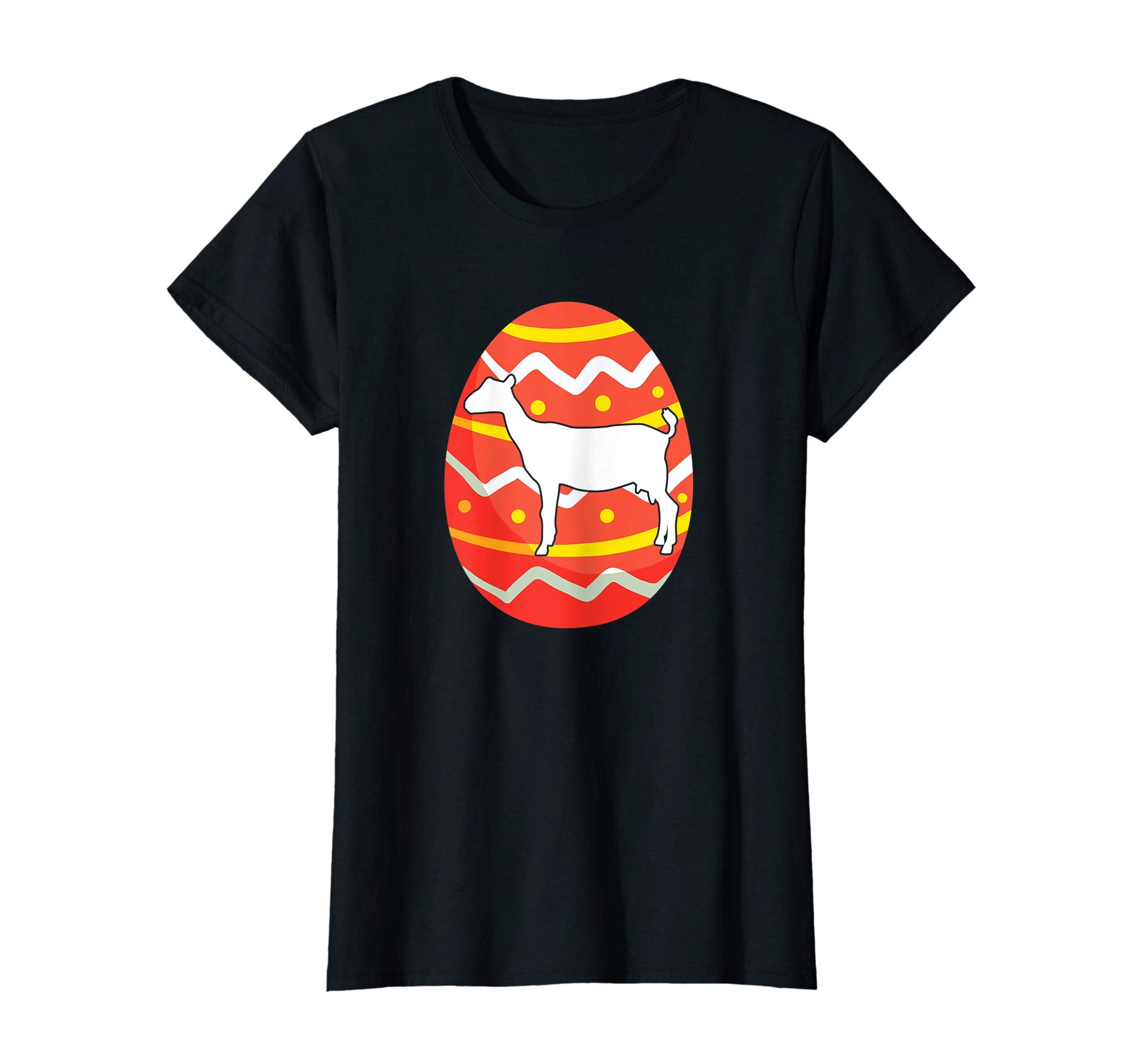 Happy Goat Easter Bunny Egg T-Shirt for Kids Boys Girls