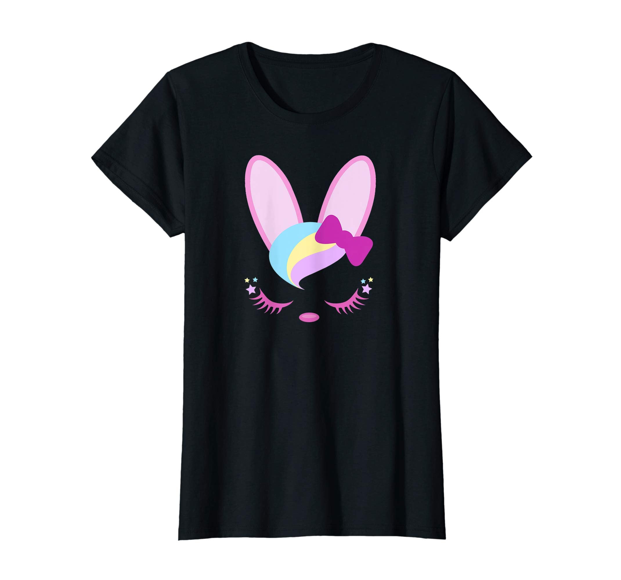 Easter Bunny Sleeping Face Shirt Girls Kids Toddlers Bunnies