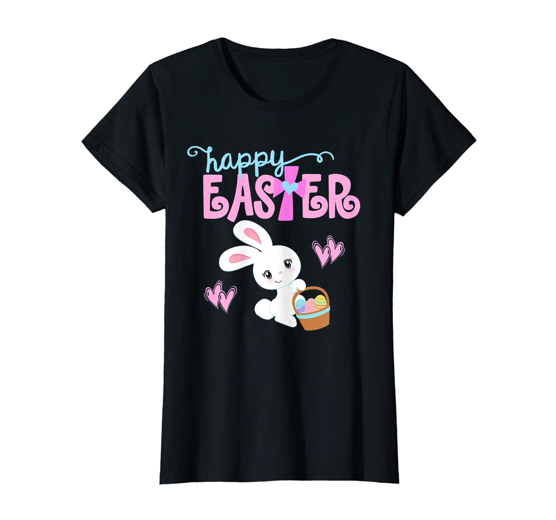 HAPPY EASTER Bunny Shirt Christian Love Jesus Shirt Girl Kid