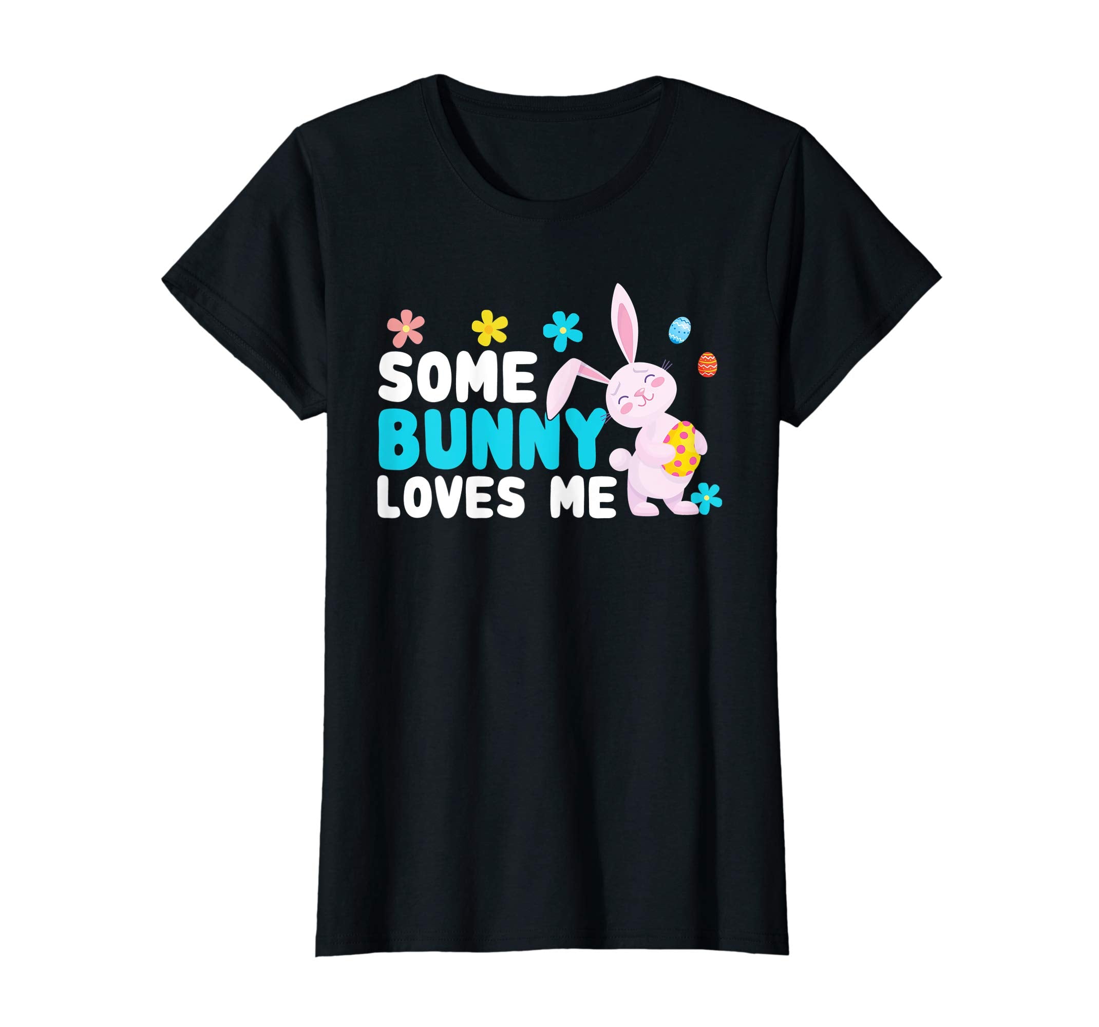 Easter T-Shirt Some Bunny Loves Me Cute Pun Rabbit
