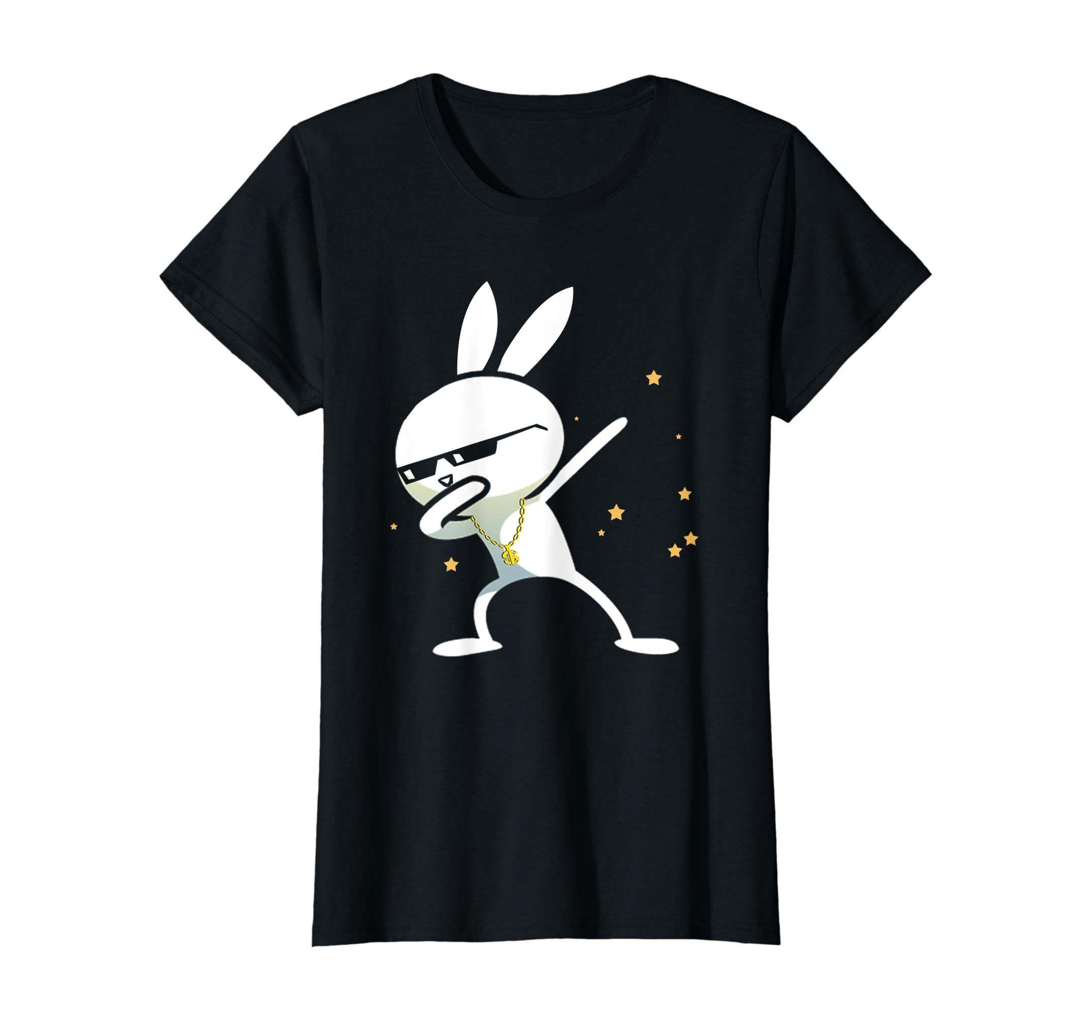 Dabbing Hip Hop Bunny Easter Shirts for Boy Girls Adults Dab