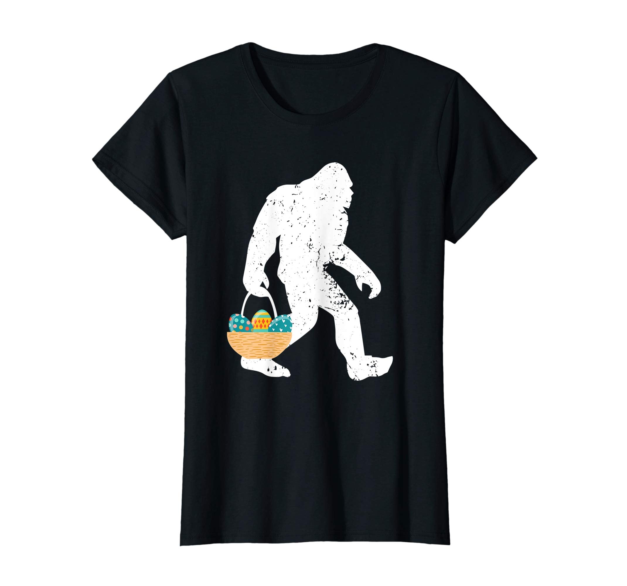 Funny Bigfoot Easter Eggs T-Shirt Gifts for Kids Boys