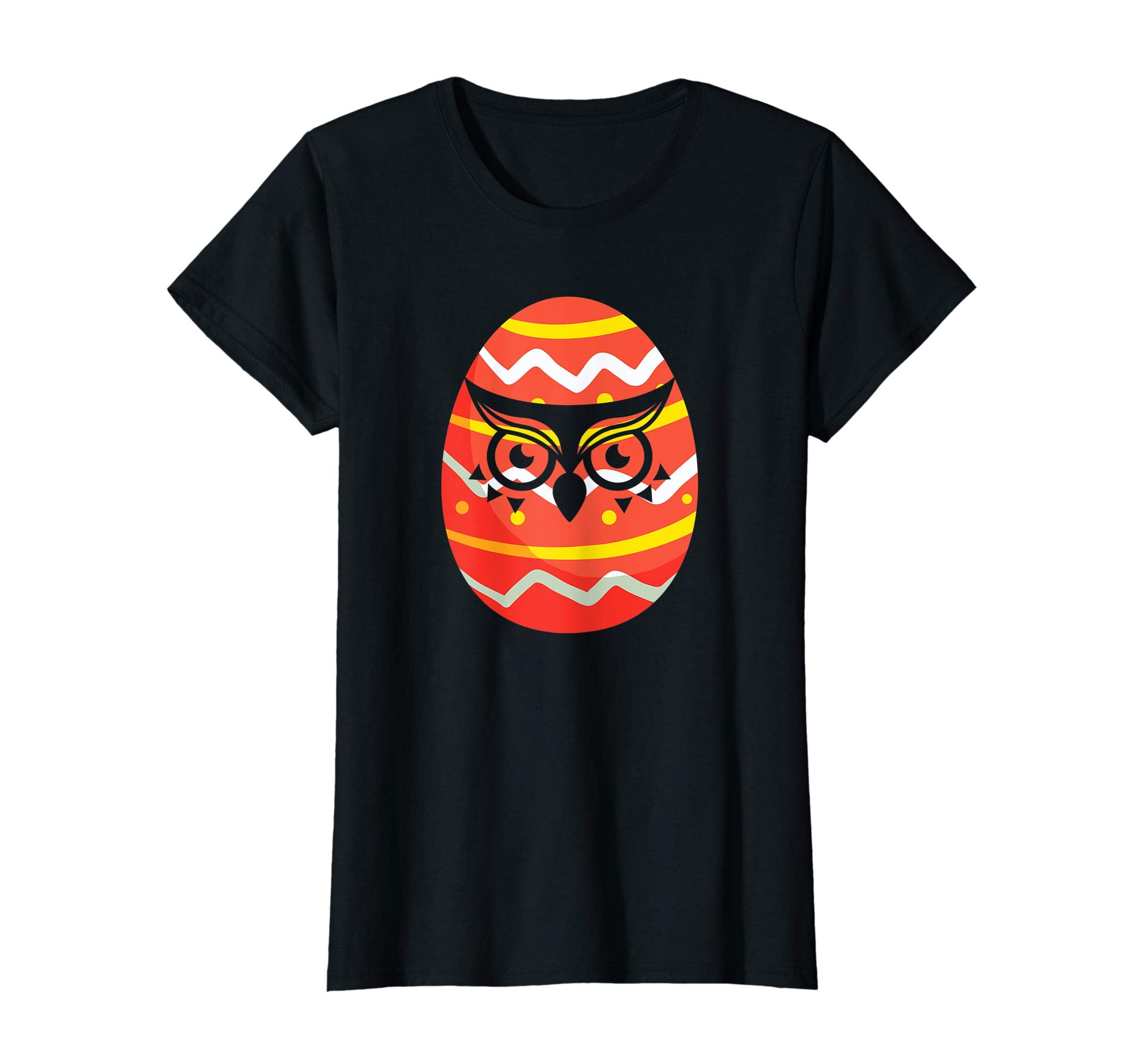 Funny Owl Easter Eggs T-Shirt Gifts for Kids Boys Girls