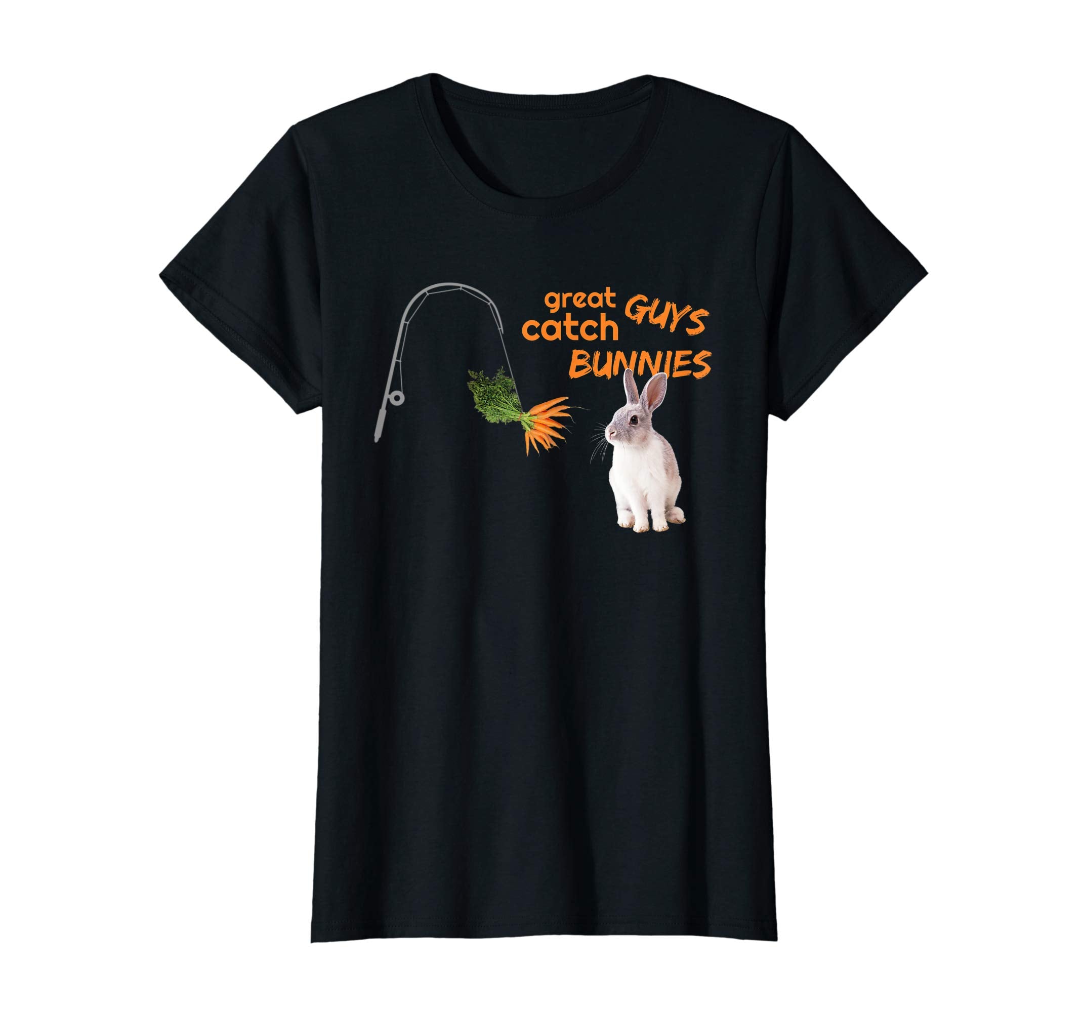 &quot;great guys catch bunnies&quot; T-Shirt Fishing Easter Apparel