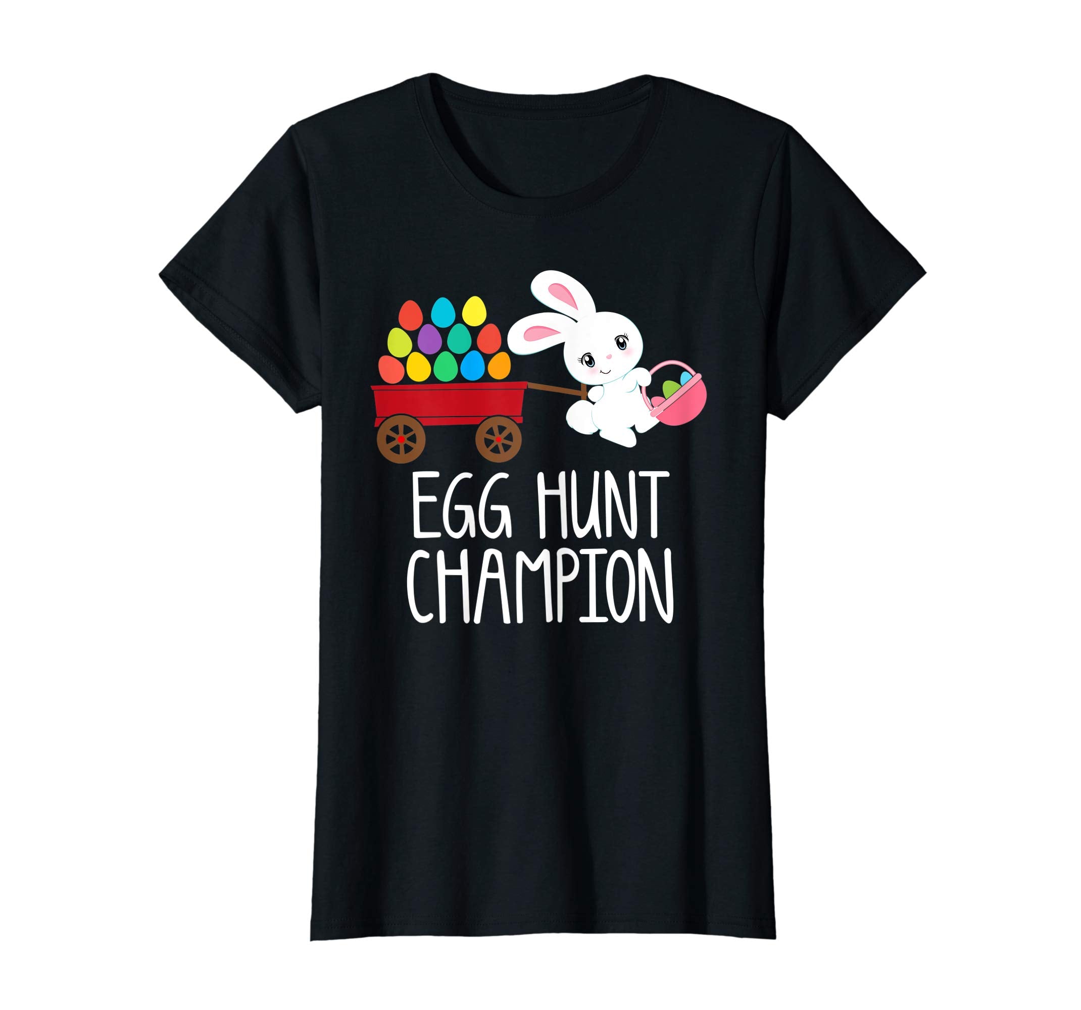 Easter EGG HUNT CHAMPION Bunny T-Shirt Girls Kids Toddlers