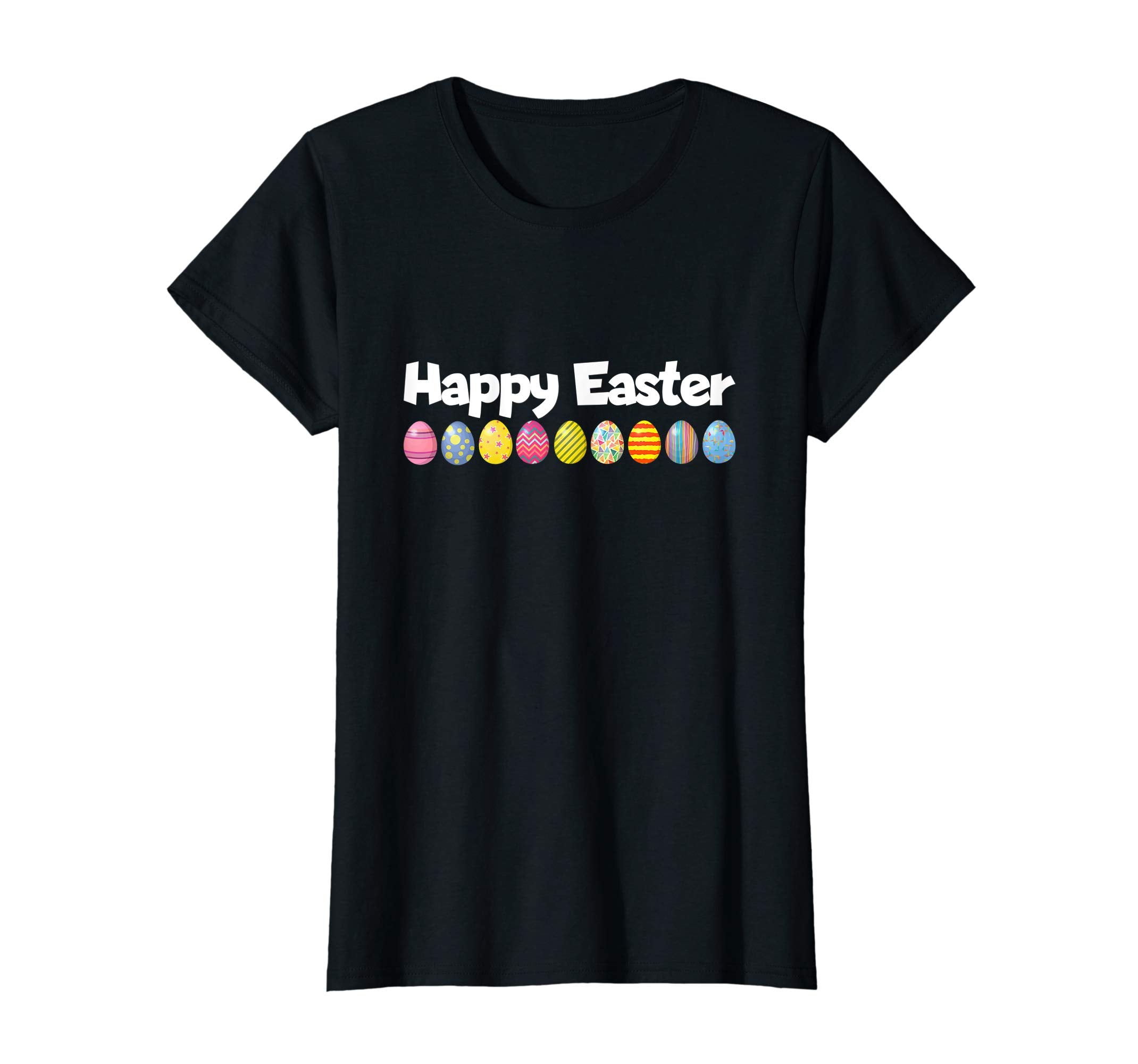 Happy Easter with Colorful Eggs T-Shirt Gift Idea