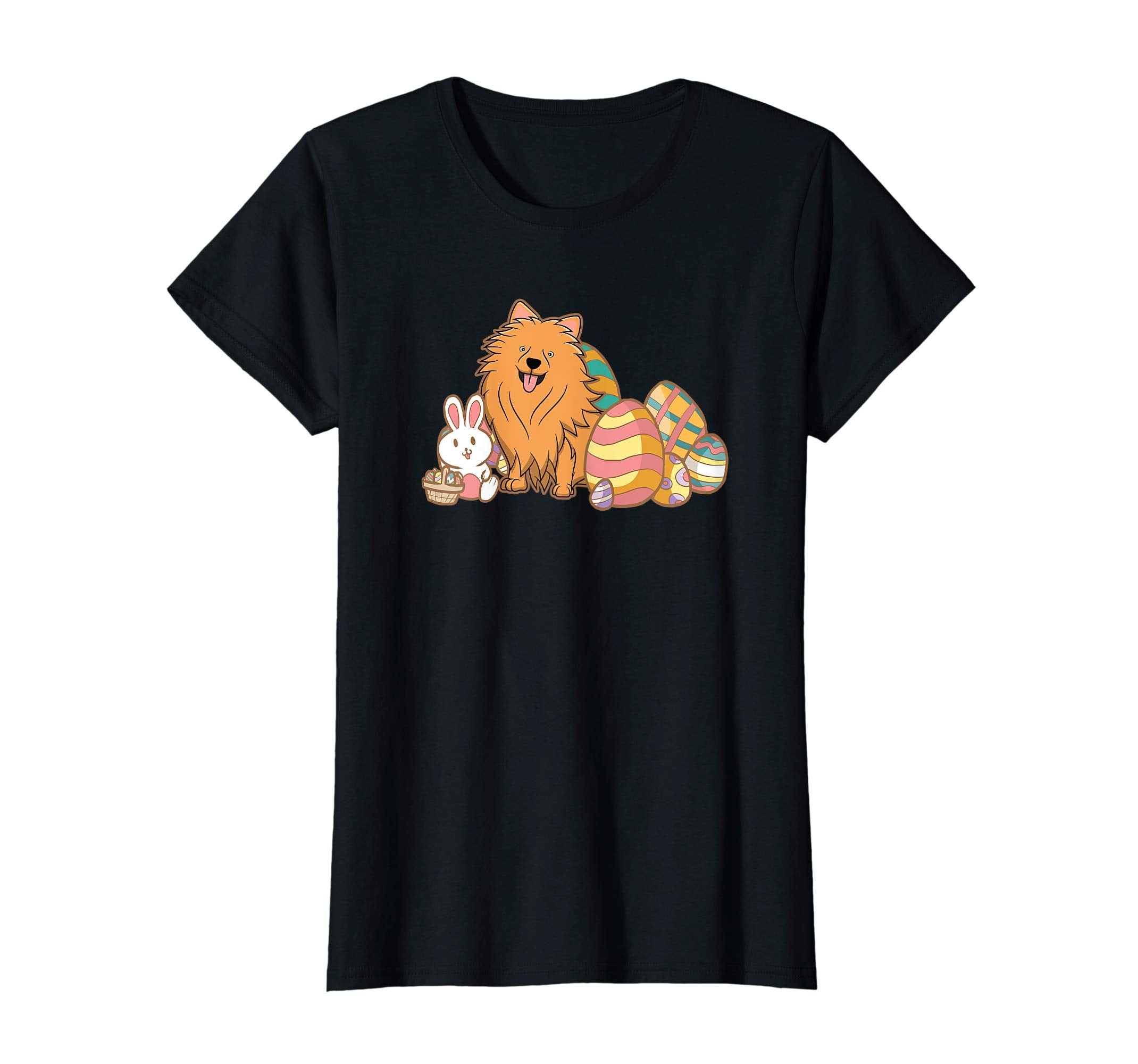 Easter Pomeranian Dog T-Shirt Gift