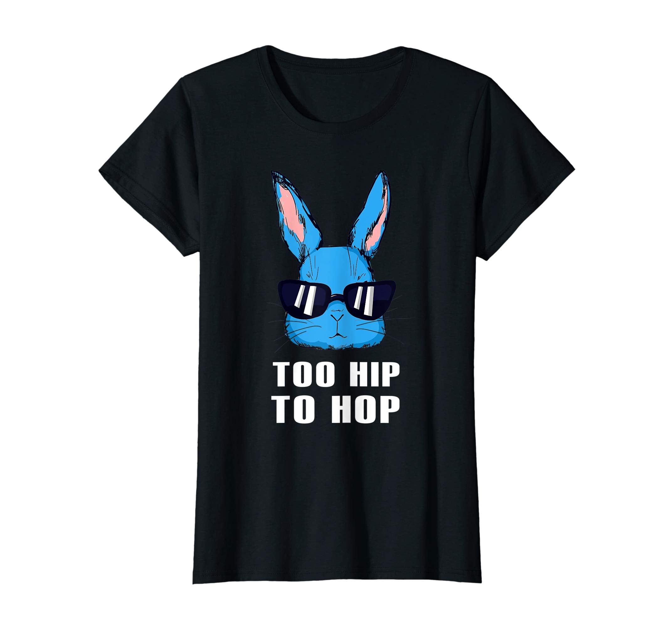 Too Hip To Hop Bunny In Sunglasses Easter Day Shirt