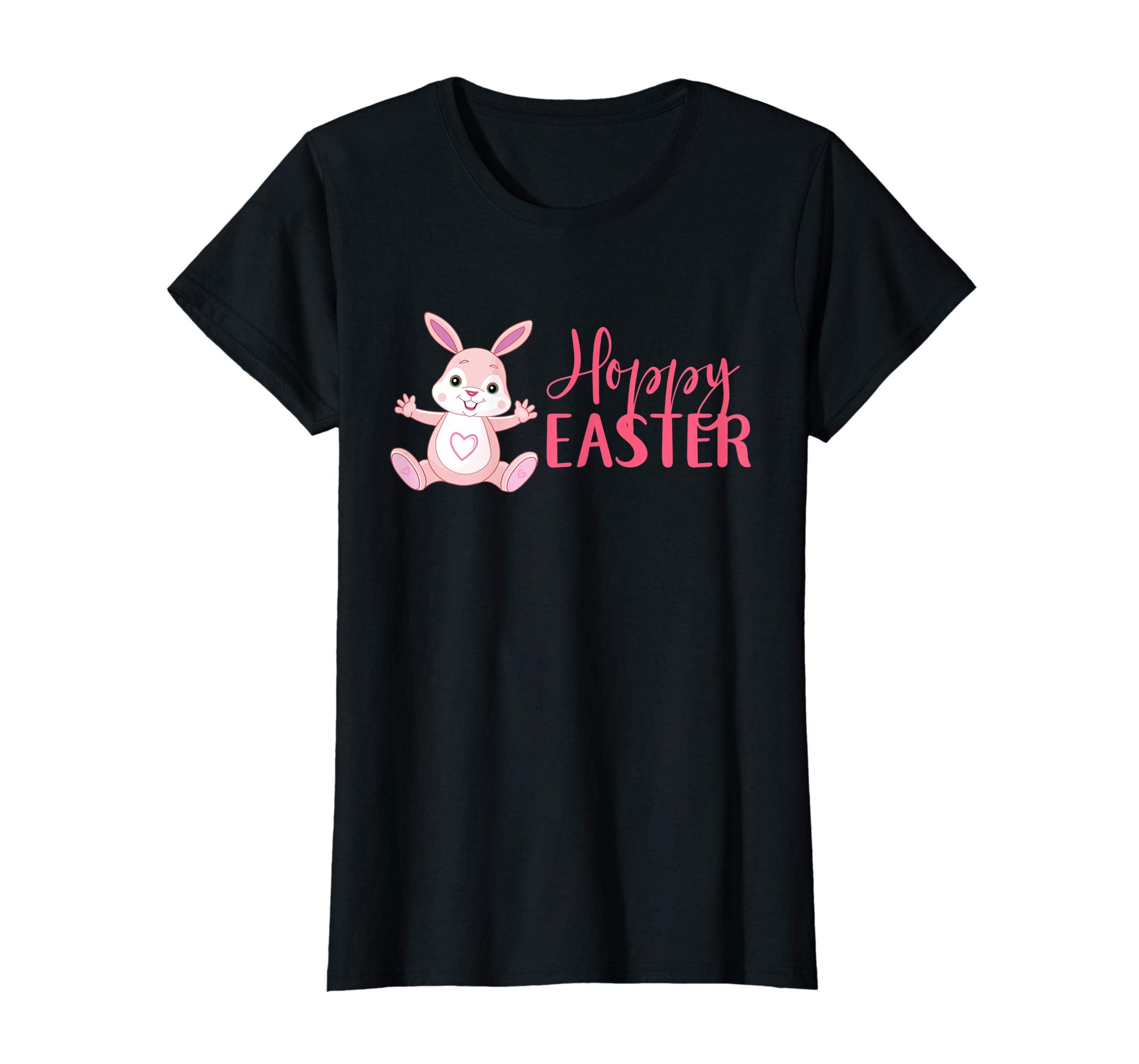 Cute Pink Bunny Hoppy Easter Shirt - Rabbit Happy Easter