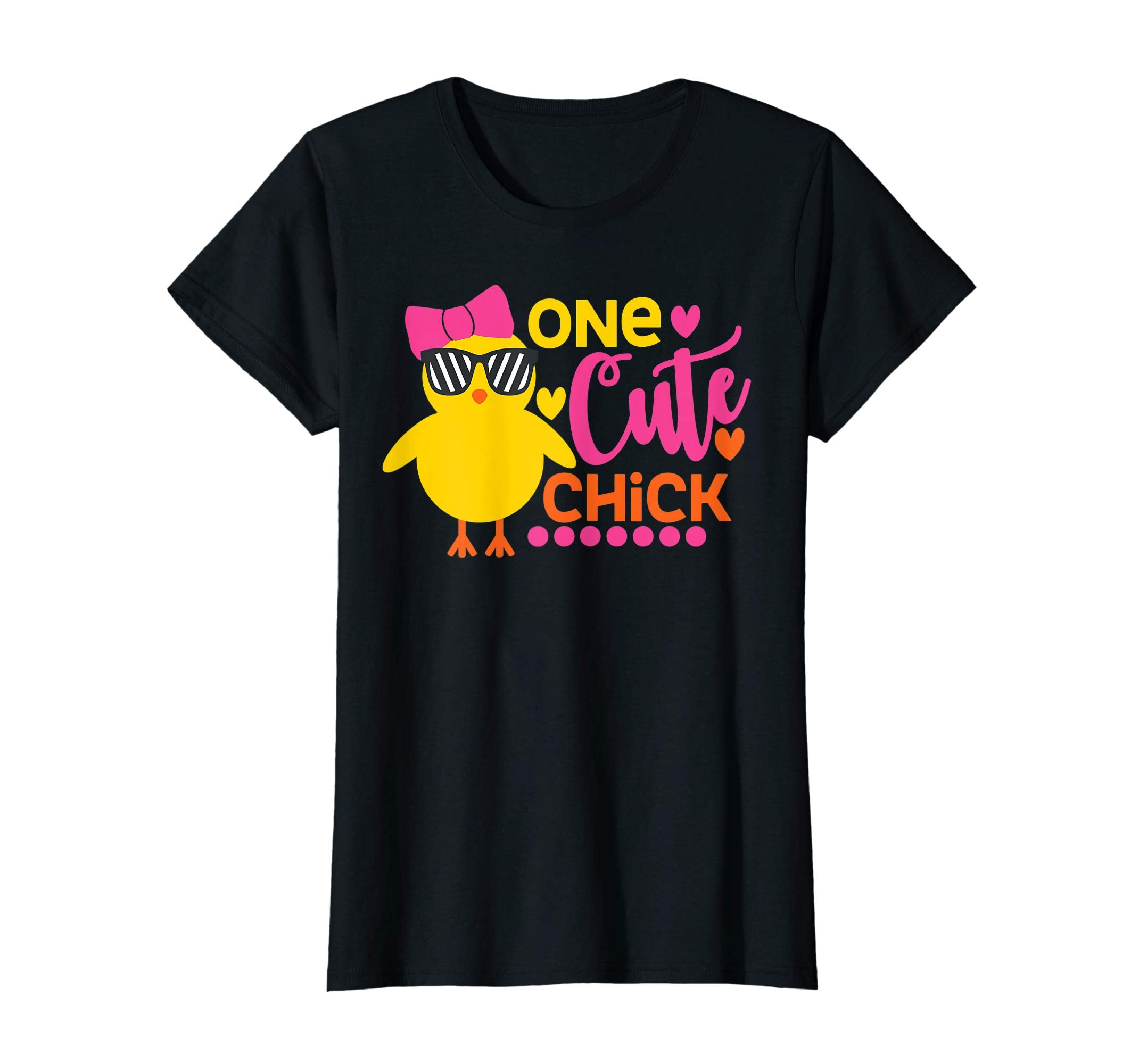 One Cute Chick Egg Hunt Funny Chicken Easter 2019 T-Shirt