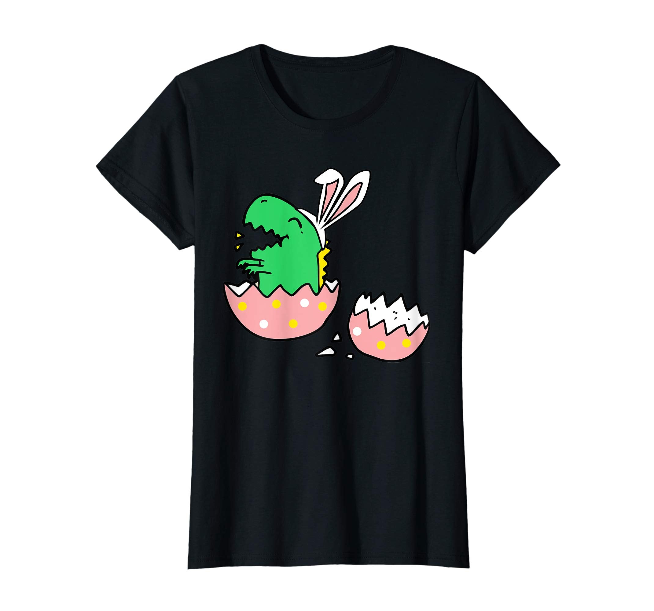 Hatching T Rex Bunny Ears Funny Easter for Teacher T Shirt