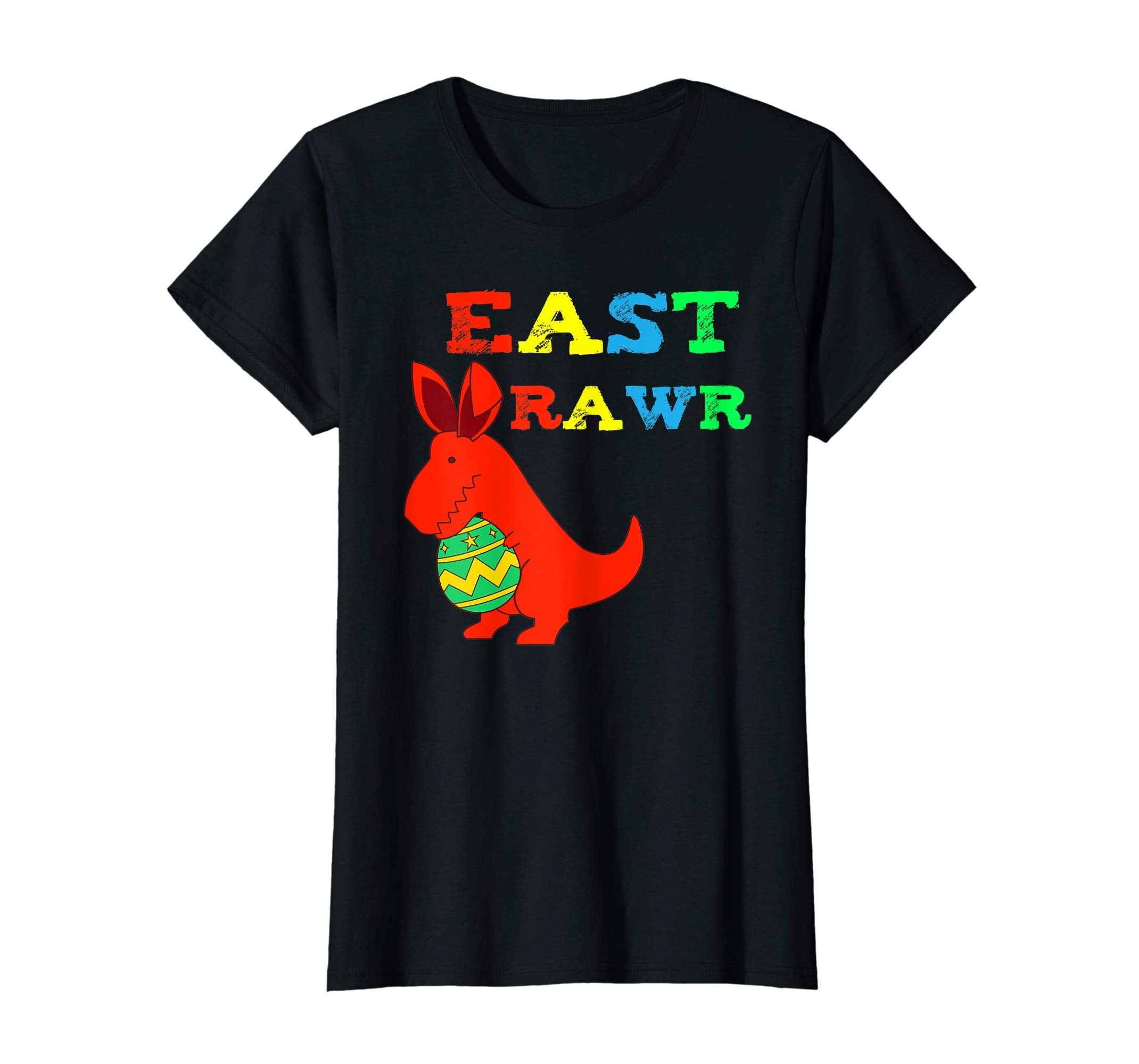Happy Eastrawr T Rex Dinosaur Easter Bunny Egg Shirt