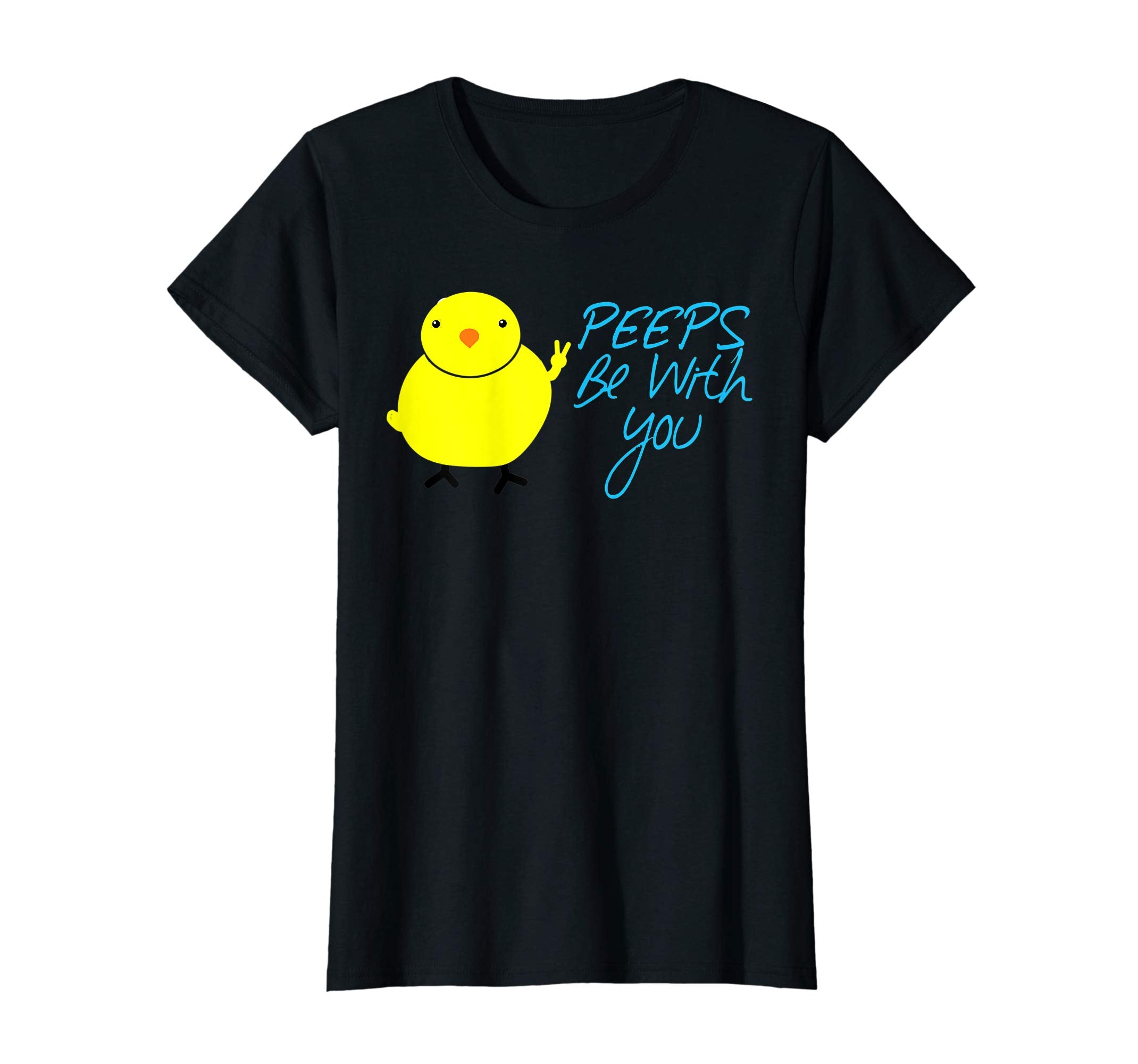 Funny Peeps Chick Giving Peace Sign Easter Shirt