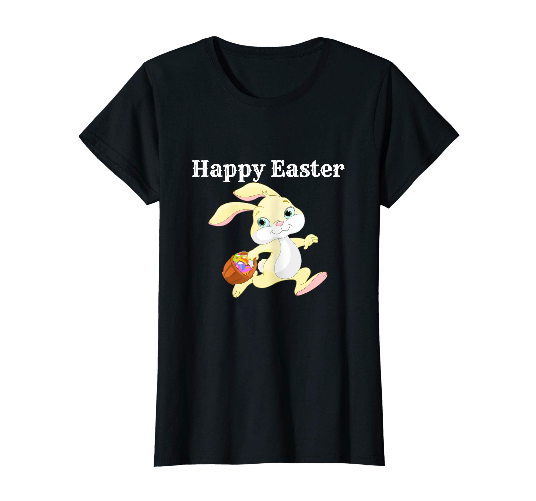 Happy Easter Spring Bunny Easter Egg Basket Cute T-Shirt