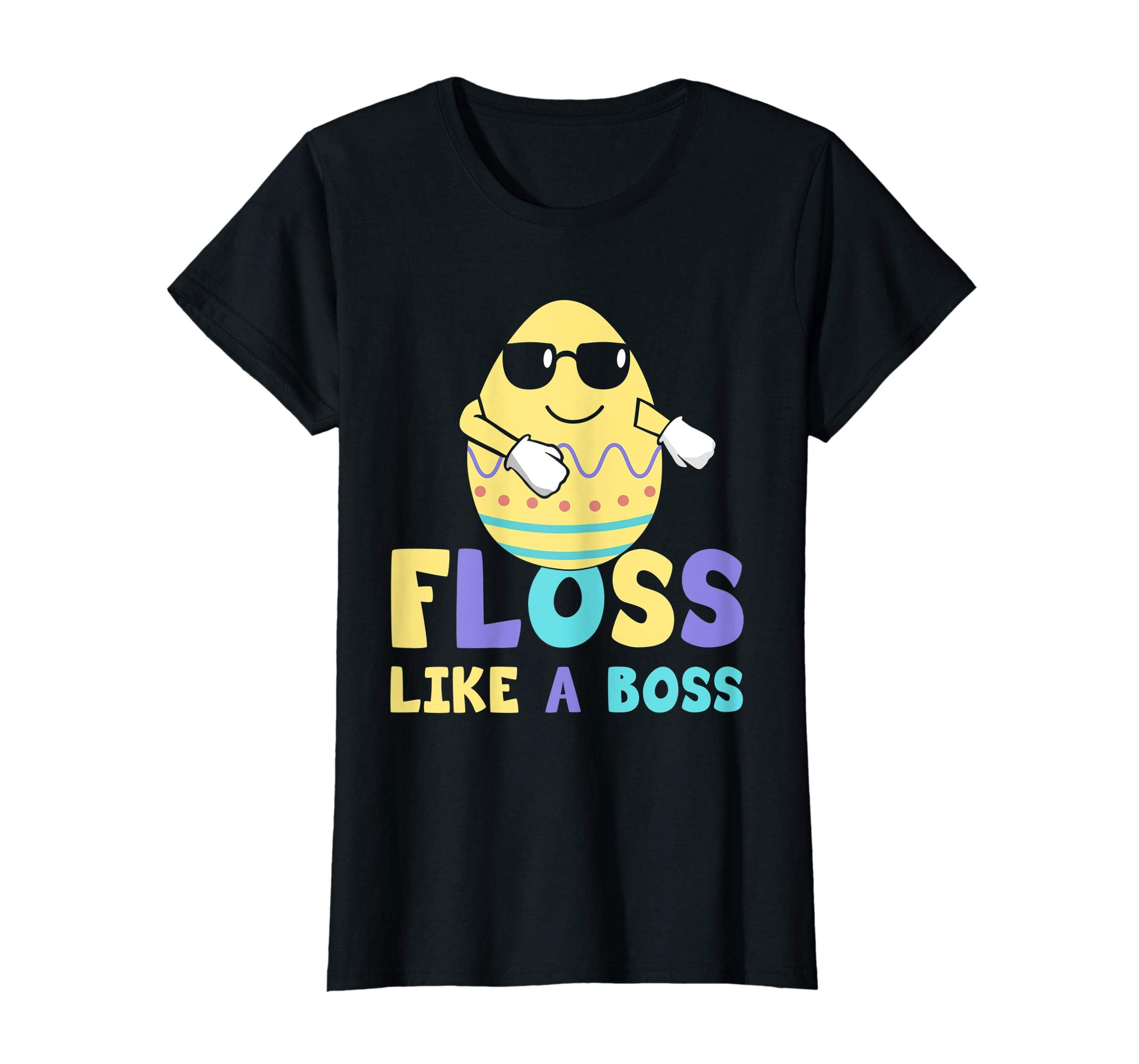 Floss Like A Boss Shirt Cute Colorful Egg Easter Gifts