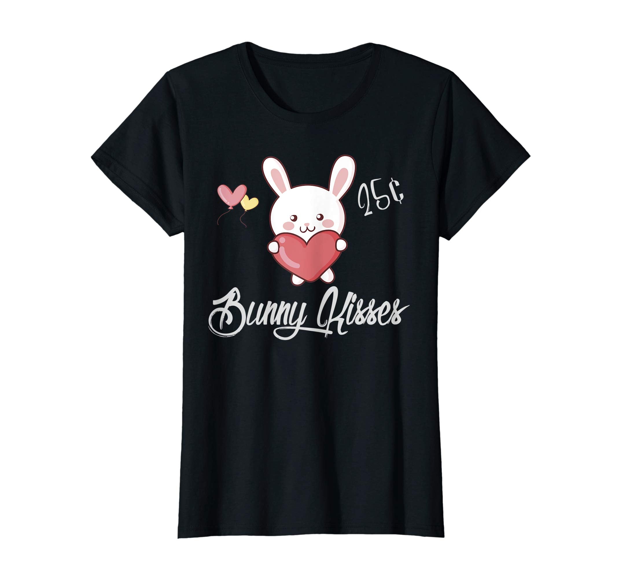 Bunny Kisses Easter Wishes Shirt Cute Gifts For Girls Women