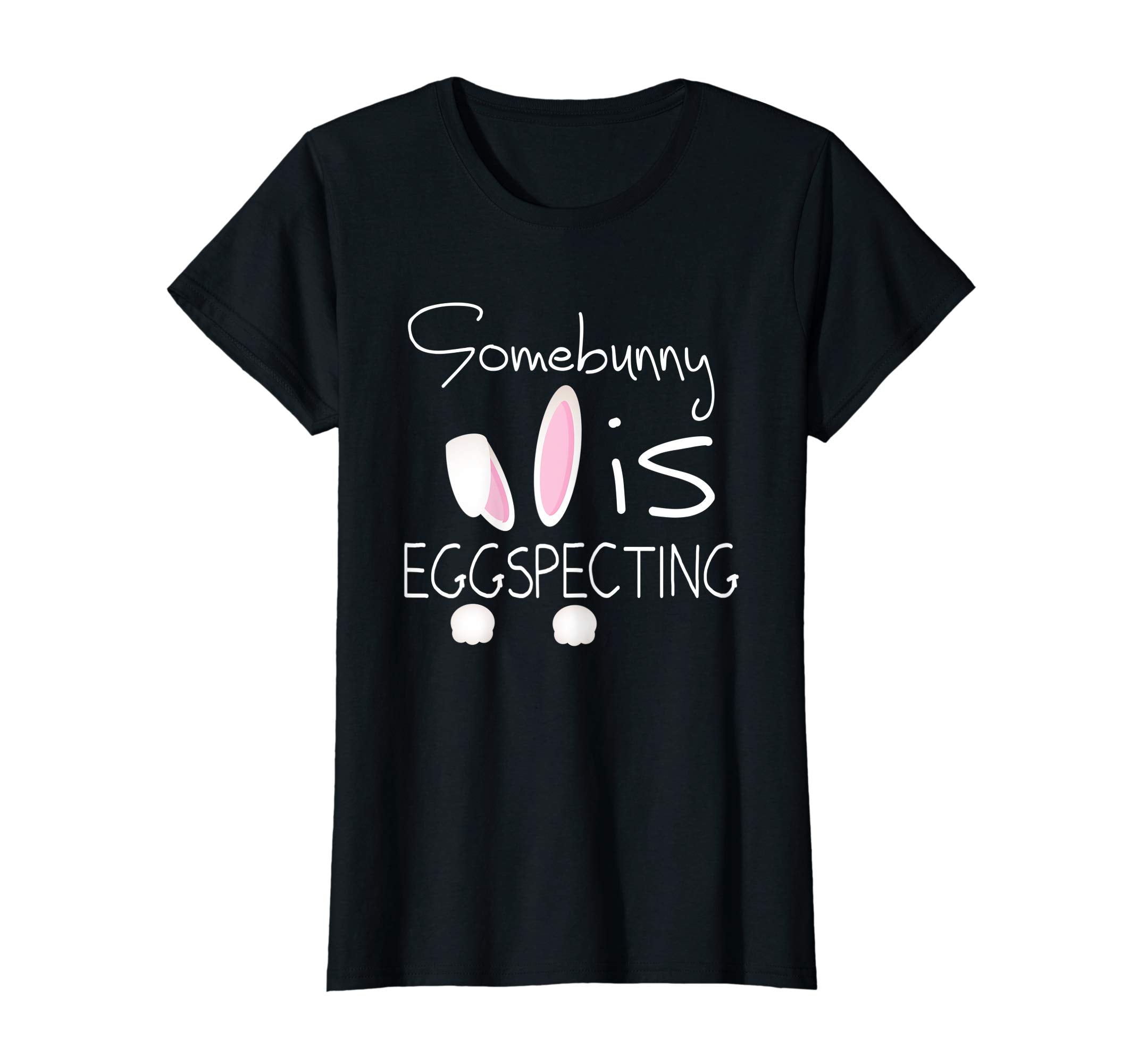 Easter Announcement Somebunny Is Eggspecting Shirt