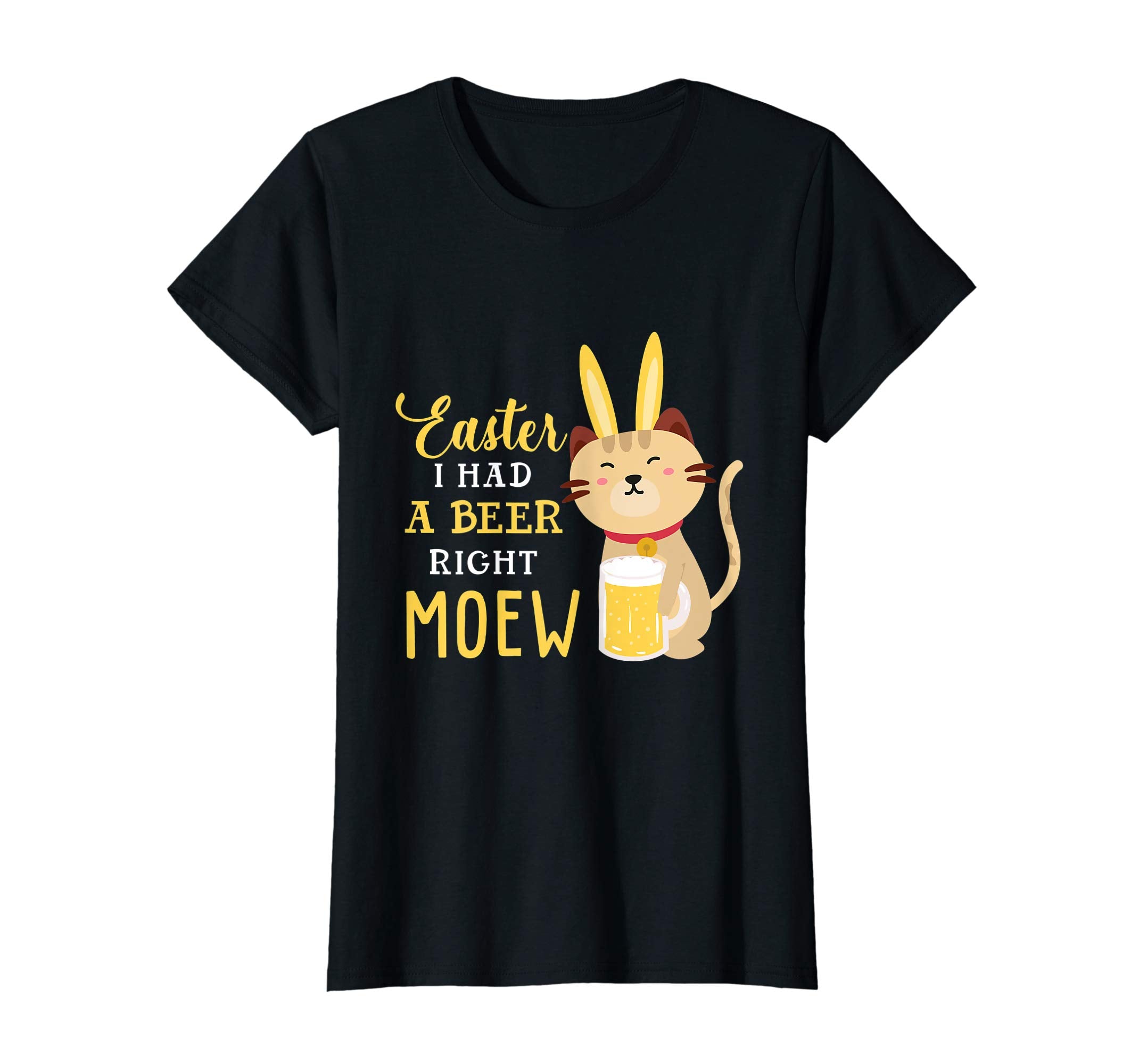 Easter I Had A Beer Right Meow Tee Easter Day T-Shirt Gifts