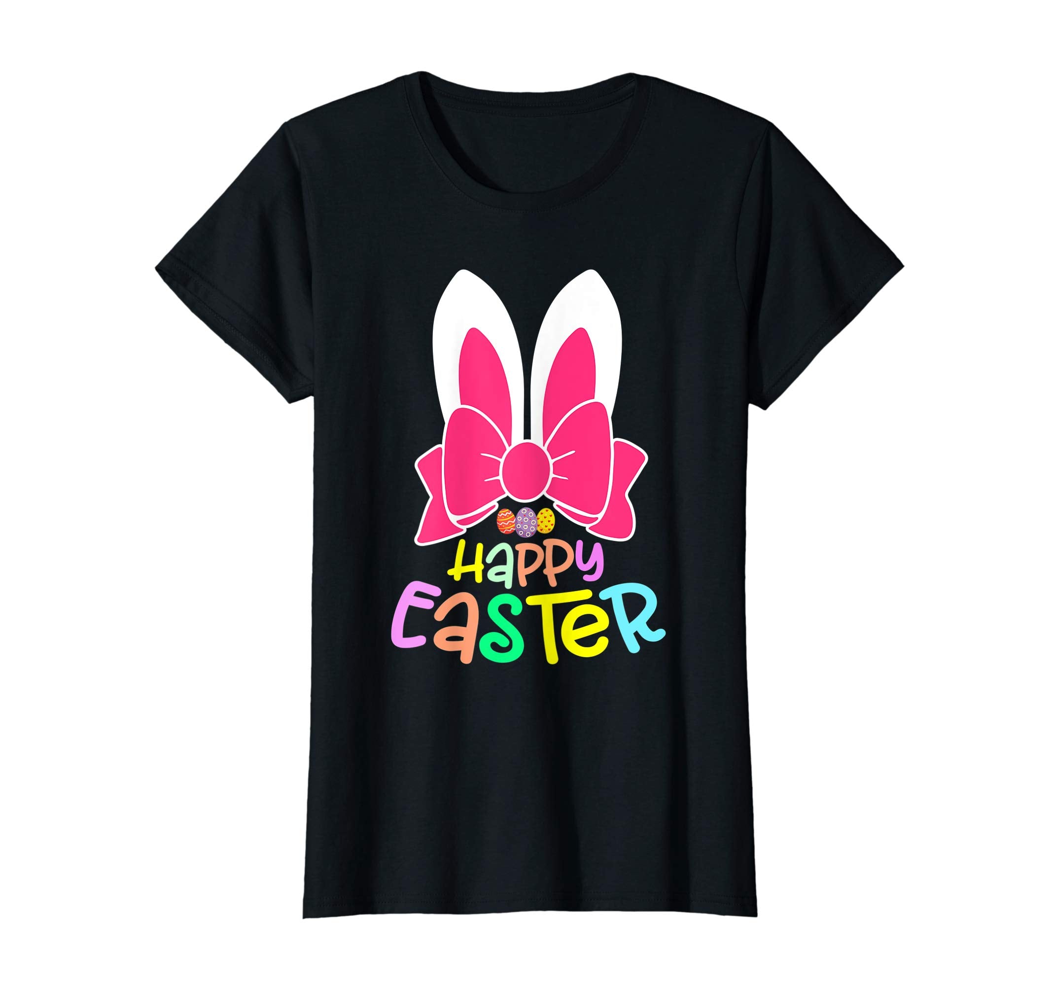 Bunny Ears Eggs Happy Easter Kids Boys Girls T Shirt Gift