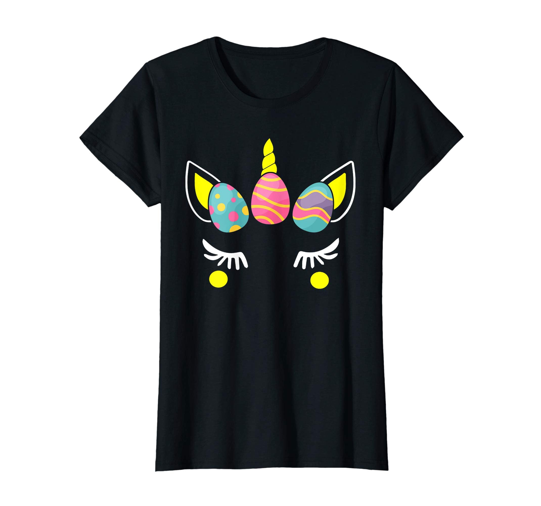 Funny Bunny Unicorn Face Easter Egg Easter Day Shirt Gift