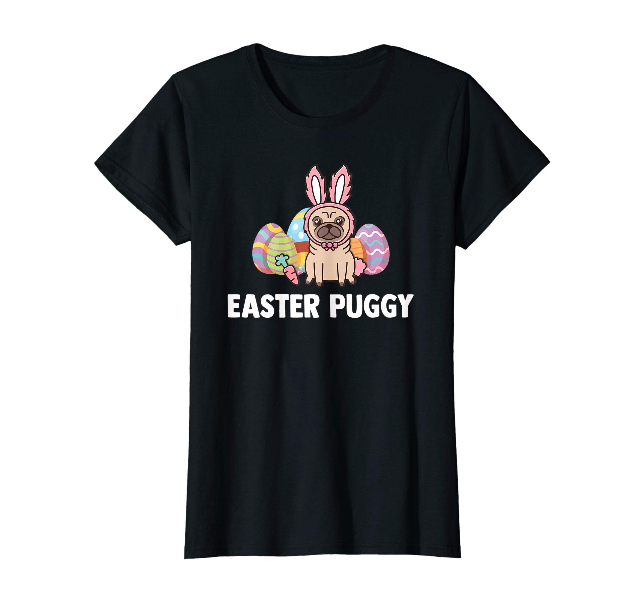 Easter Puggy Cute Dog Pug Funny Easter T Shirt Men Women Kid