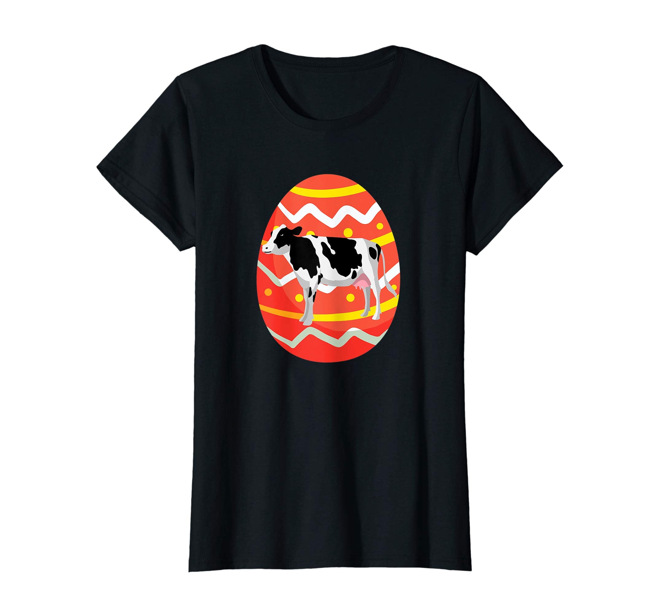 Funny Cow Easter Eggs T-Shirt Gifts for Kids Boys Girls