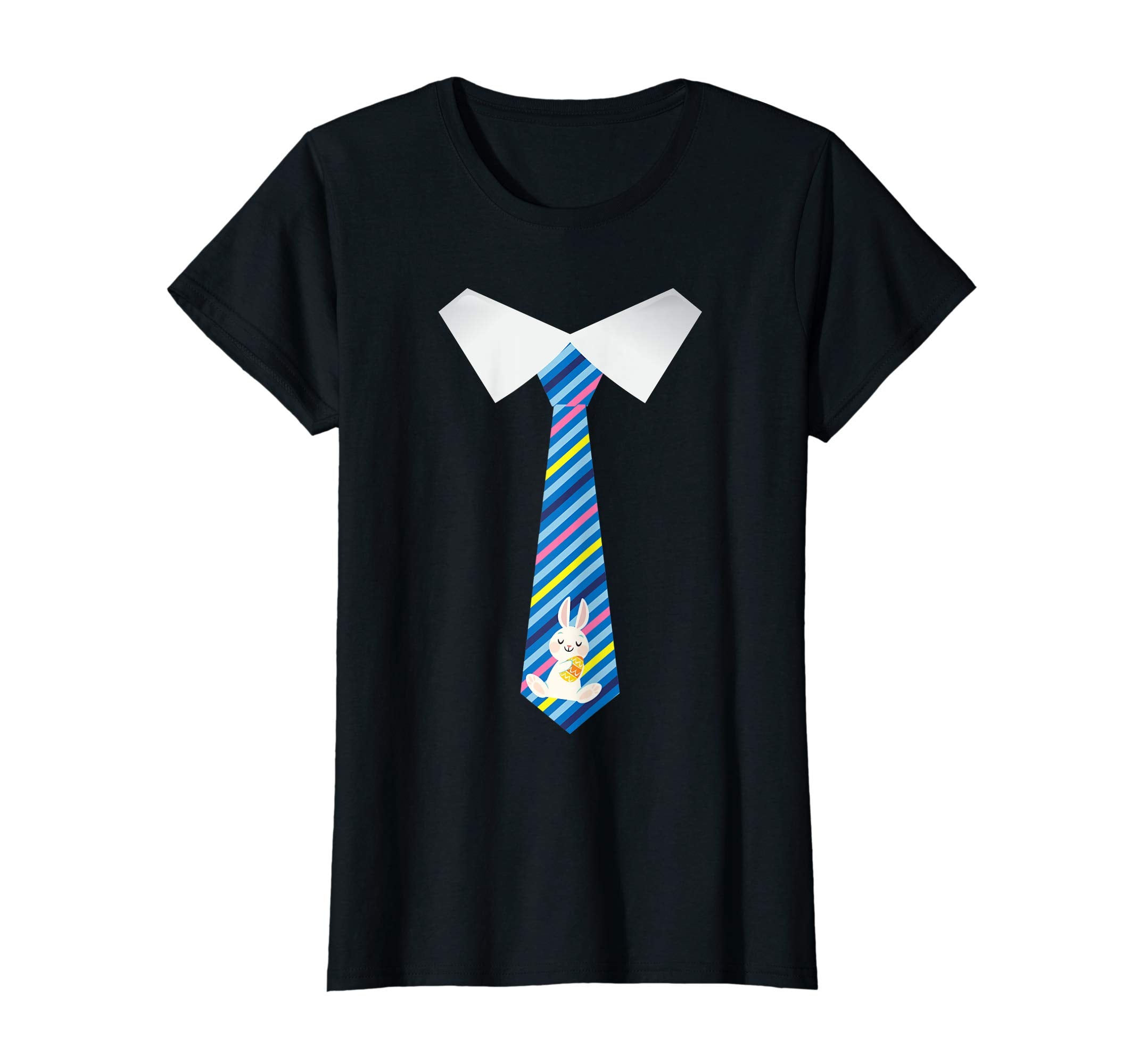 Boy Man Tie Costume With Bunny &amp; Easter Eggs Inside Shirt